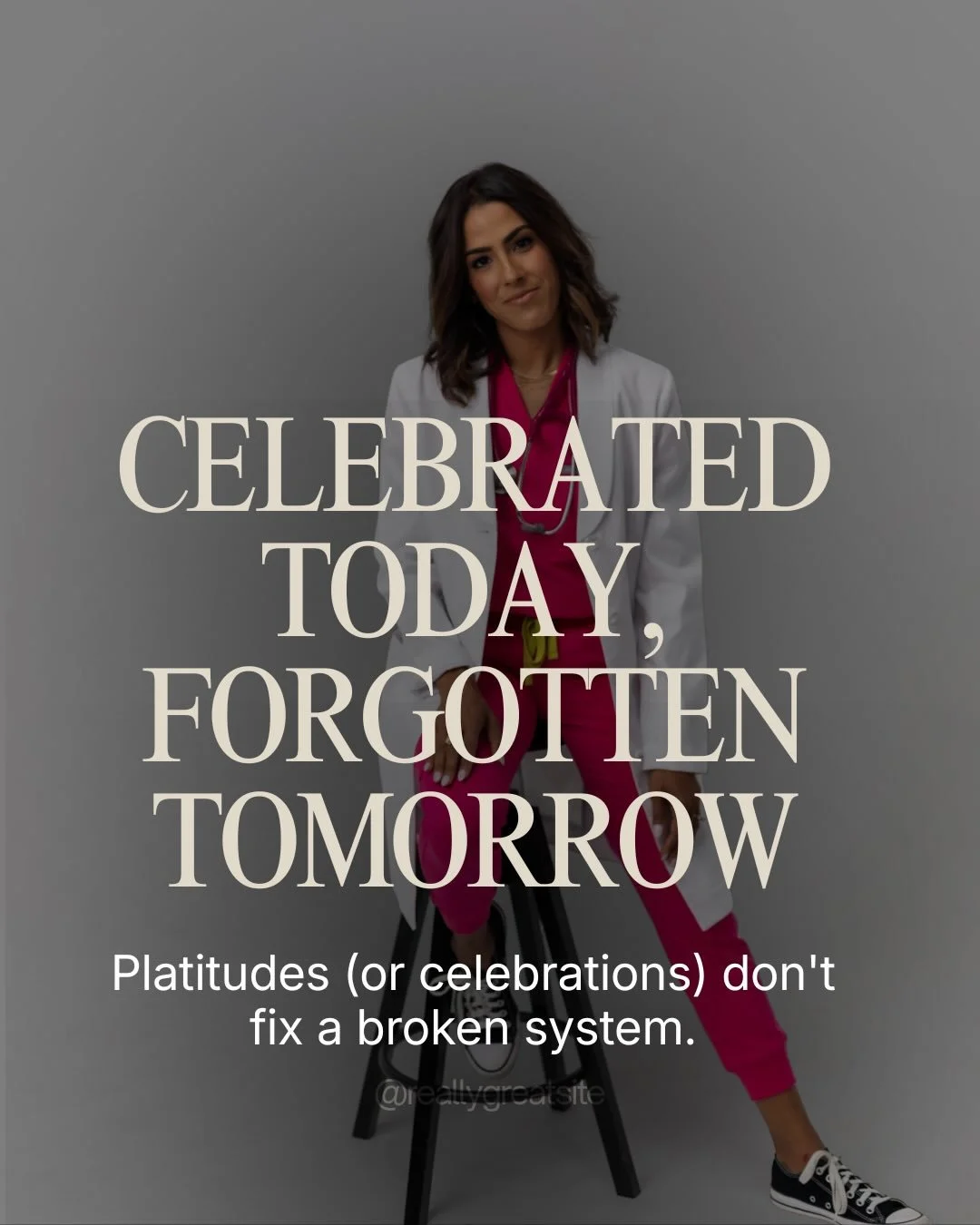 I&rsquo;m grateful for the women who came before us, but I&rsquo;m tired of fighting their battles again.

I&rsquo;ve stood over patients in the ER mid-resuscitation only to be told I&rsquo;m &ldquo;too pretty&rdquo; to be the doctor. (Yes, that actu