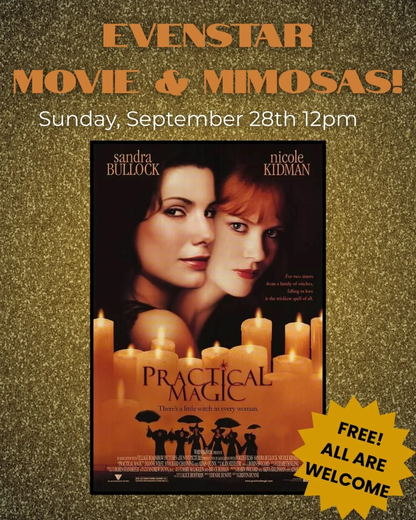 TODAY AT NOON!
Join Evenstar and @discoverthesmokiesnc for Movie &amp; Mimosas
We'll have...you guessed it....mimosas 😂
Along with baked goods to share.

We'll see you at the studio!