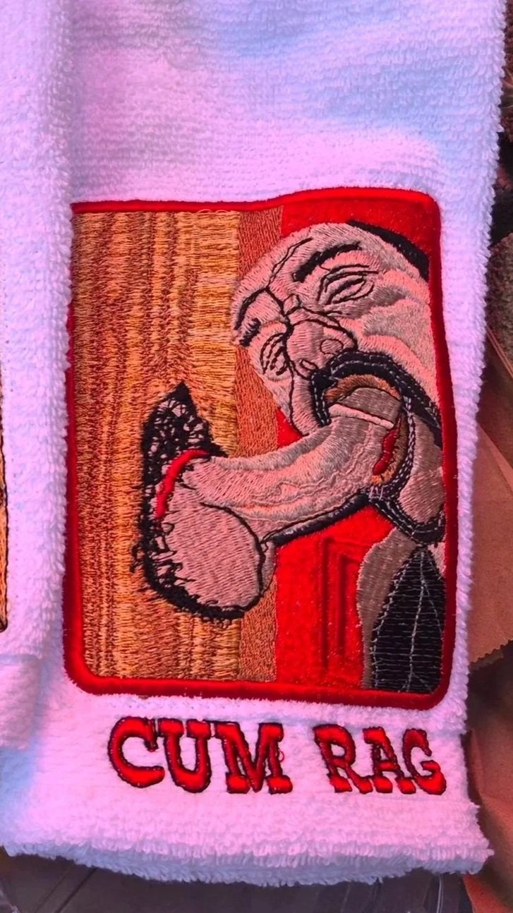 MrGloryhole  Offical Cumragz Towel #1 Self Portrait
