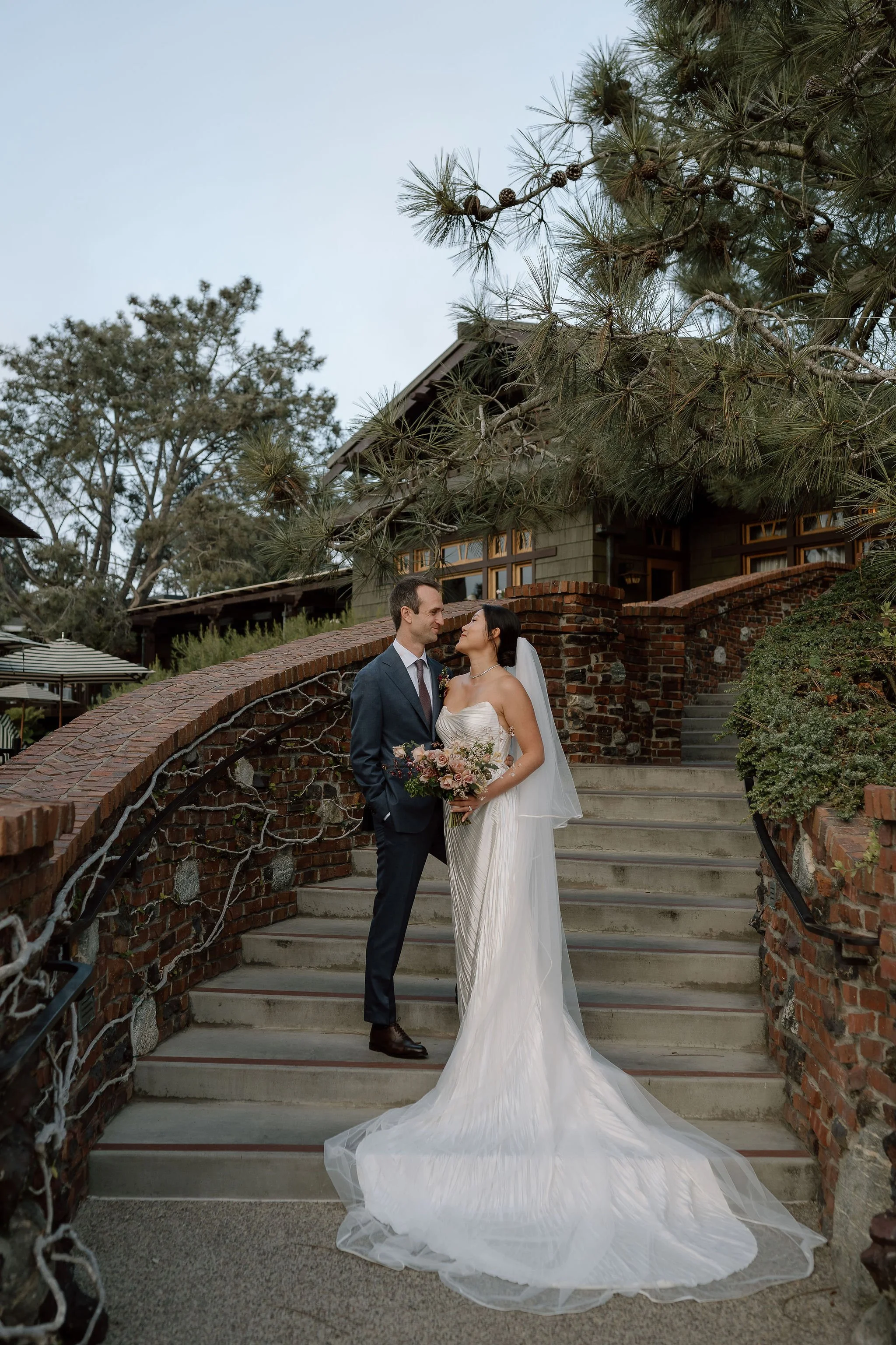 Rich fall wedding at the Lodge in Torrey Pines
