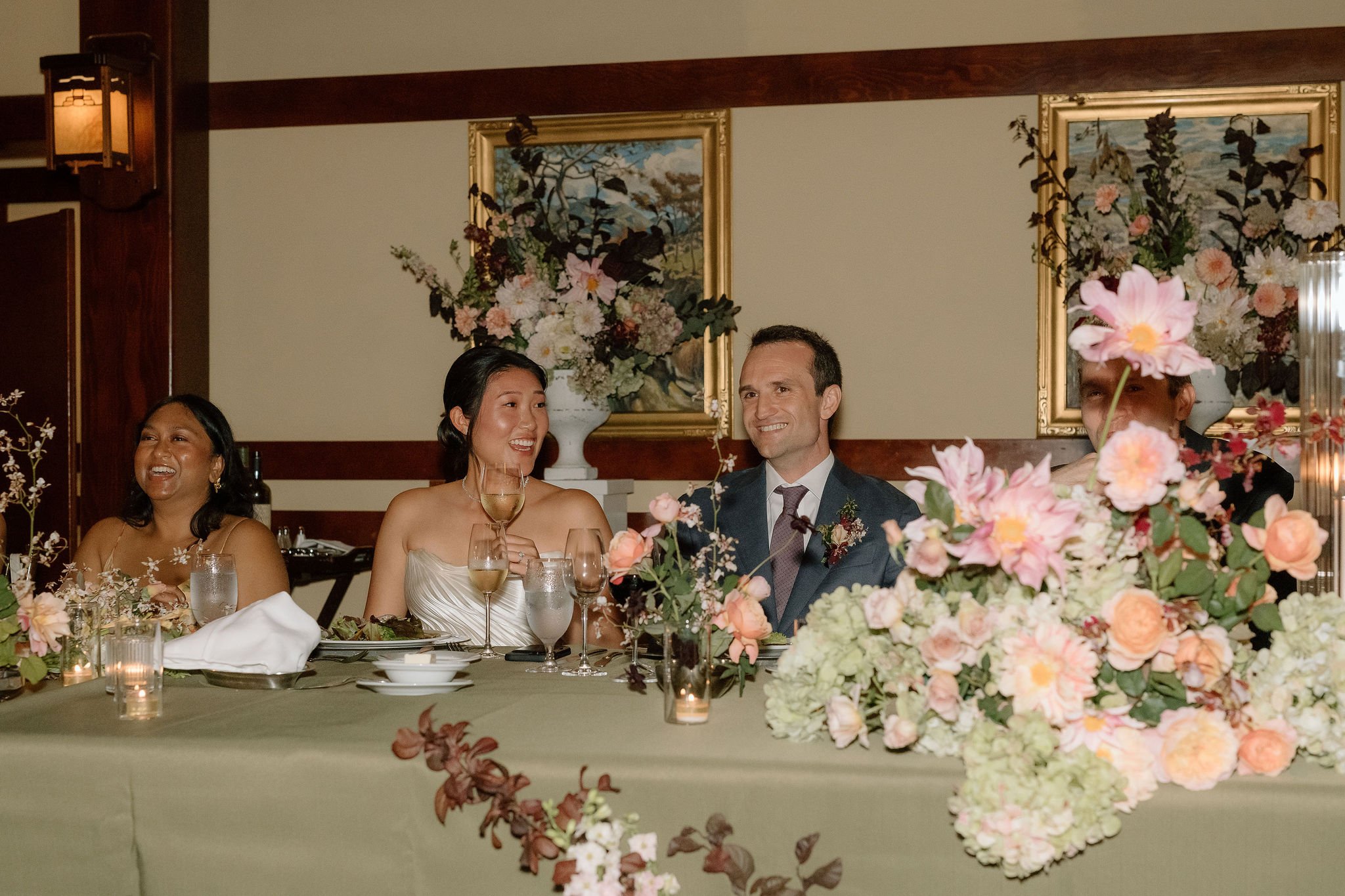 Rich fall wedding at the Lodge in Torrey Pines