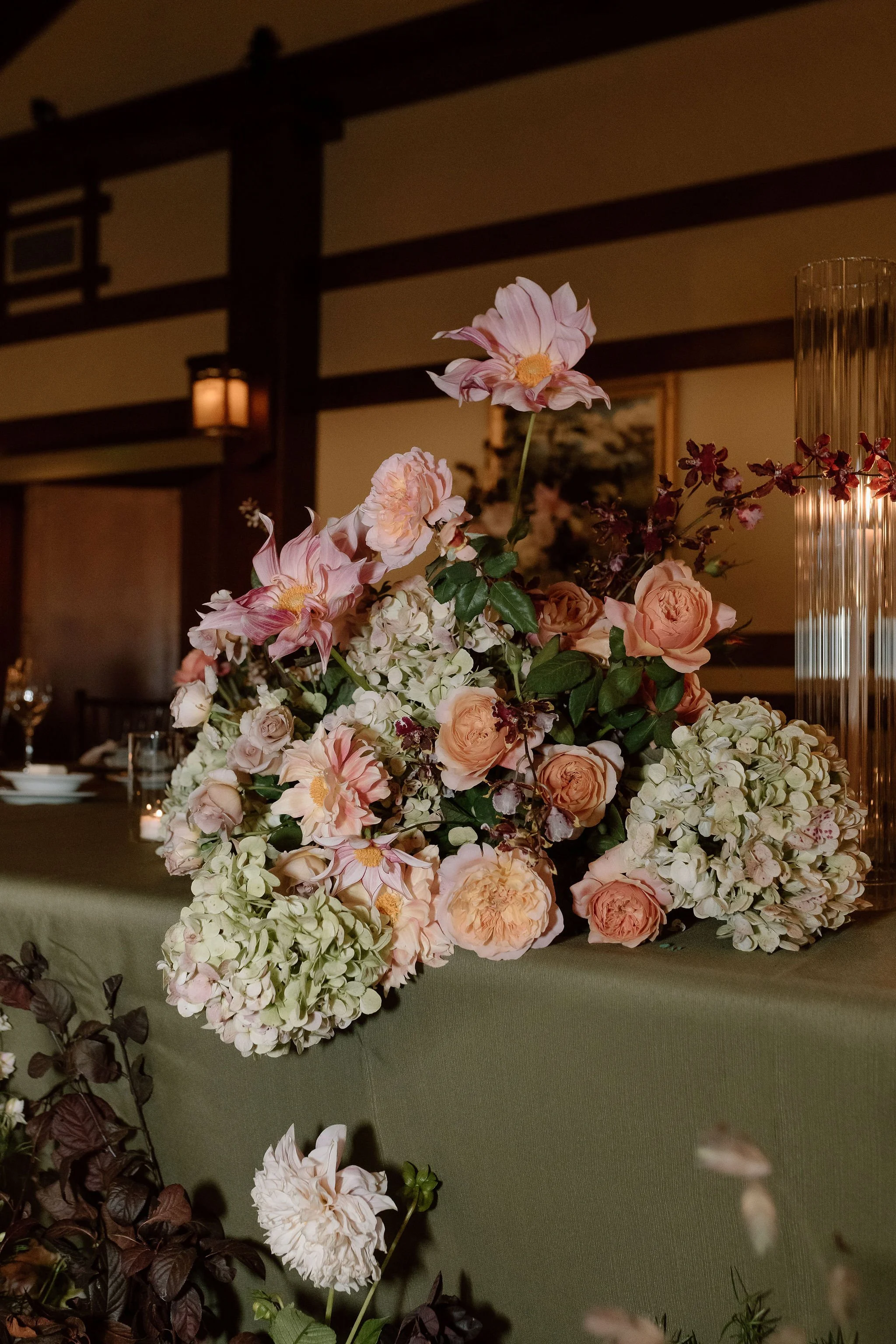 Rich fall wedding at the Lodge in Torrey Pines