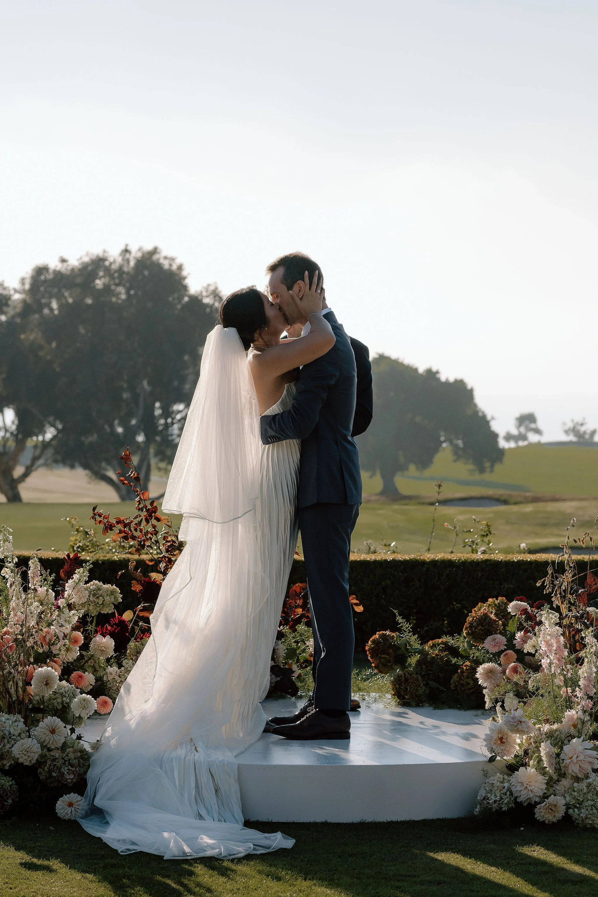 Rich fall wedding at the Lodge in Torrey Pines