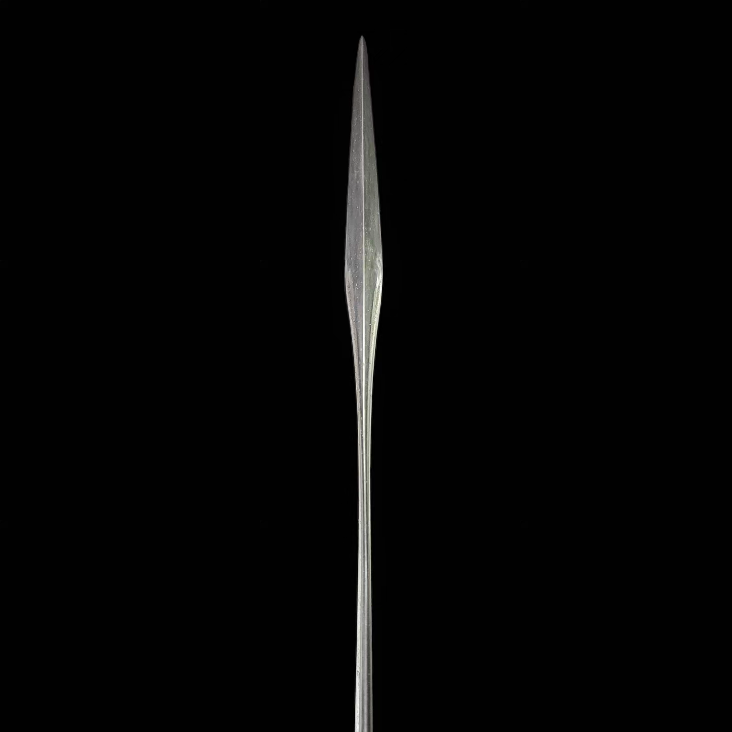 A Fine Large Indian crystalline Wootz Katar