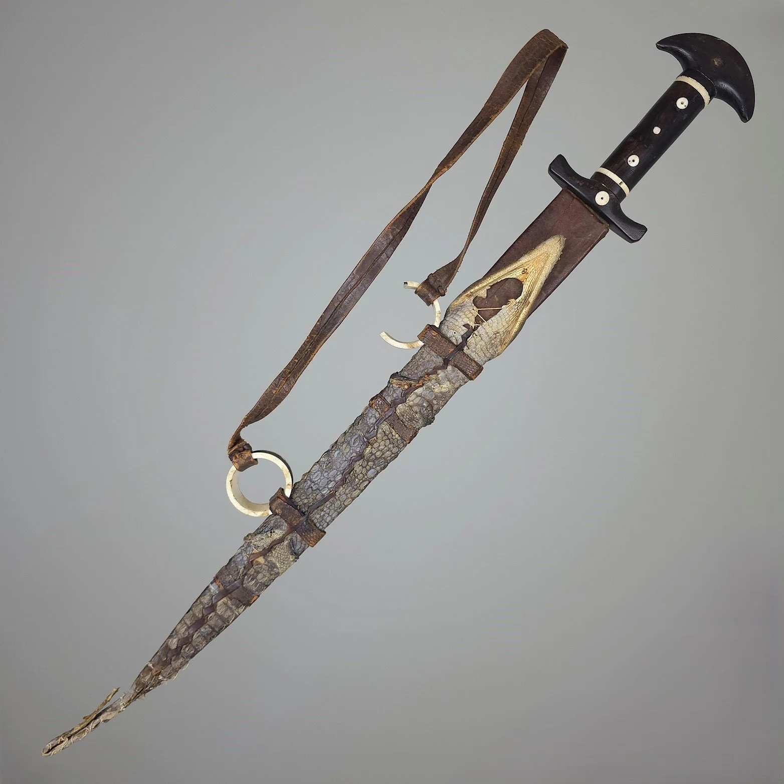 Nilotic Sudanese Crocodile Short Sword