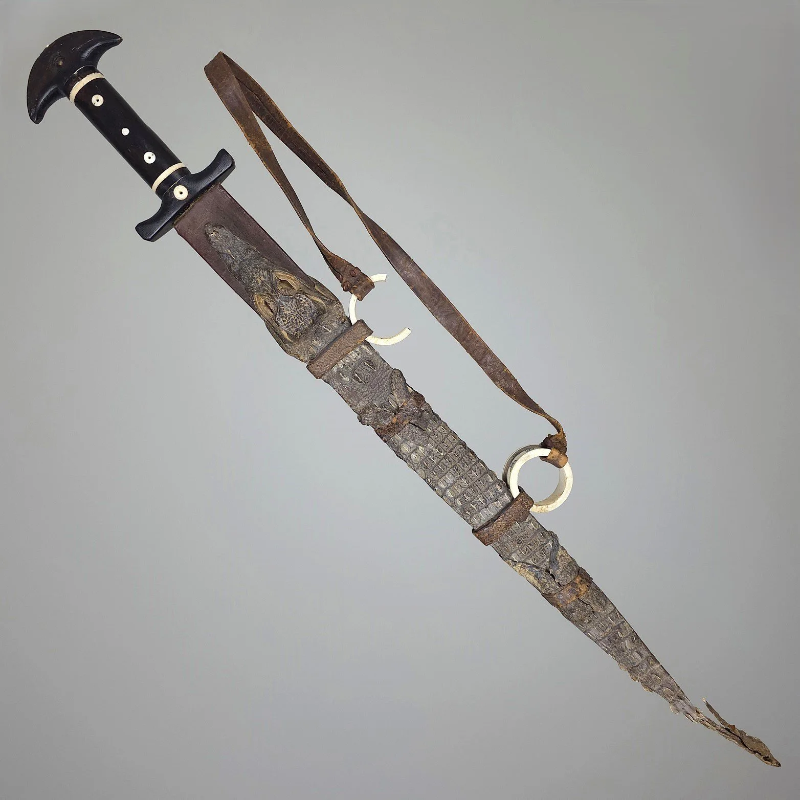 Nilotic Sudanese Crocodile Short Sword