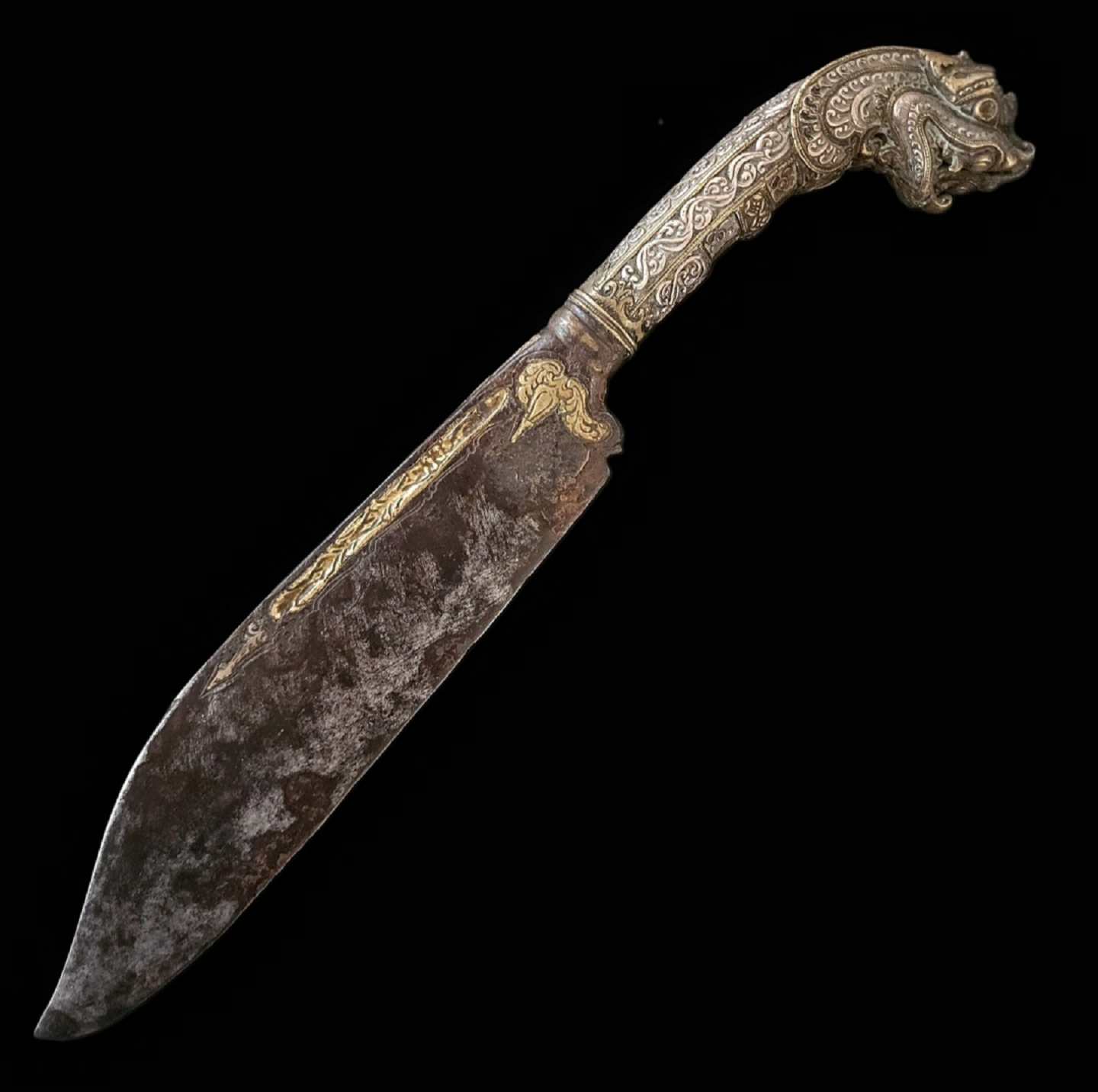 A Rare Sinhalese Kandyan Knife / Piha-Kaetta