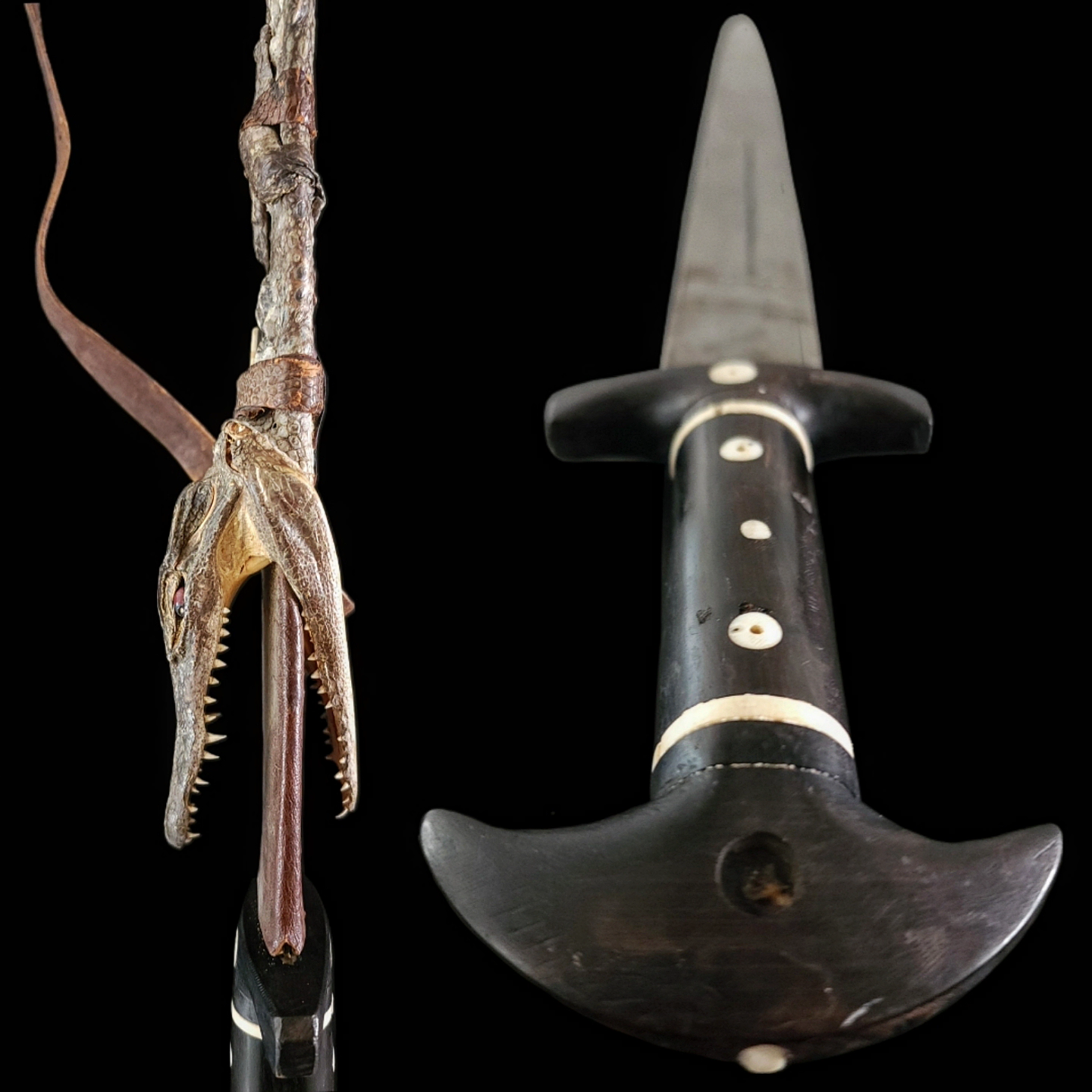 Nilotic Sudanese Crocodile Short Sword