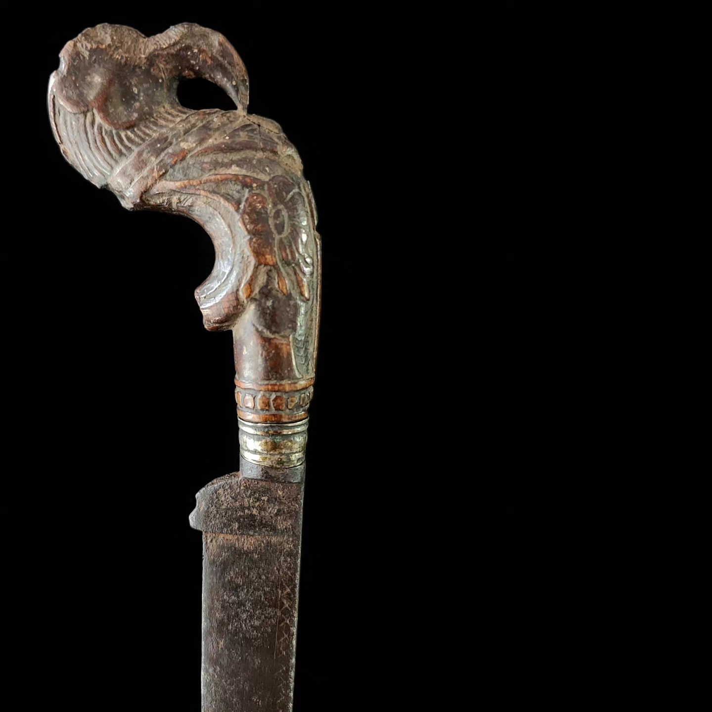 Rare Sinhalese Kirichchiya (Mahout Knife)