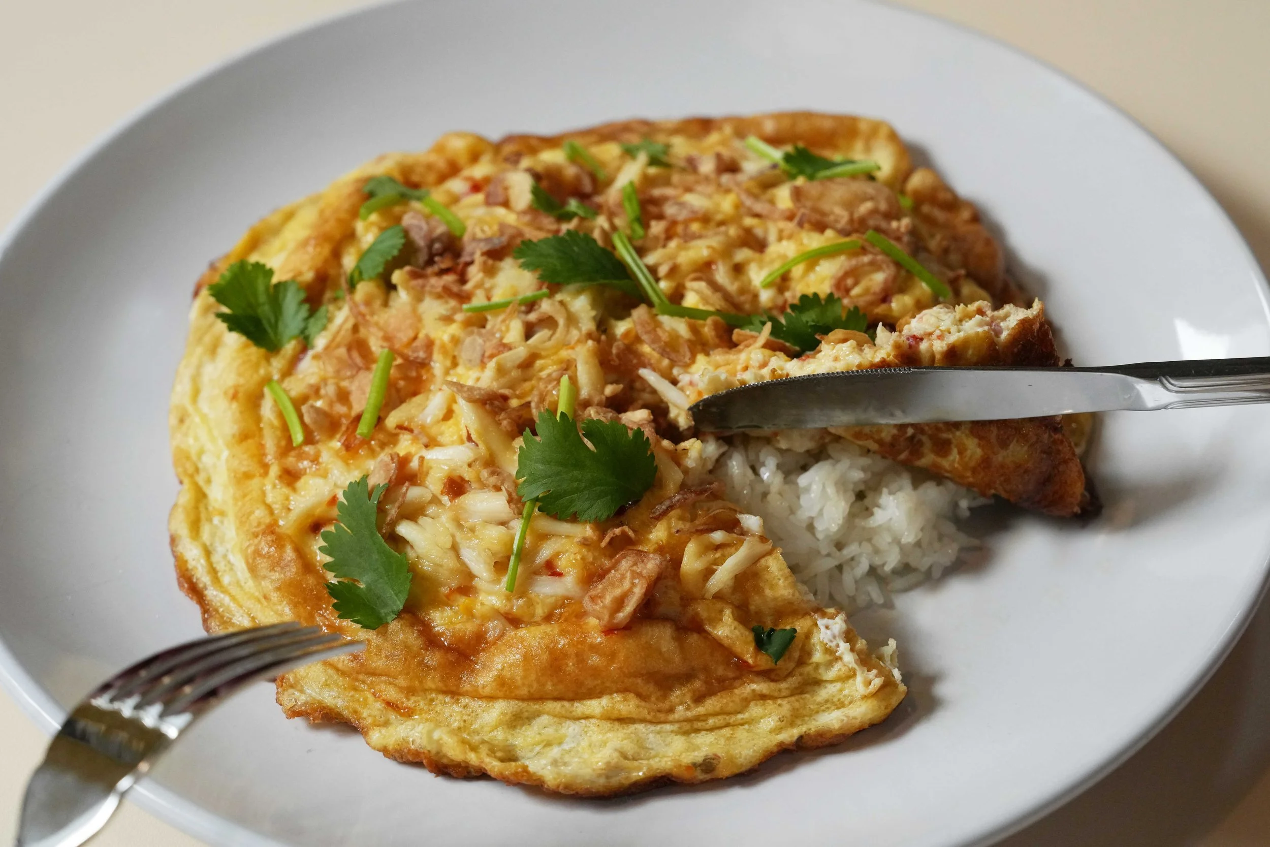 Agnes and Sherman - Crab Thai Omlette - 01.jpg