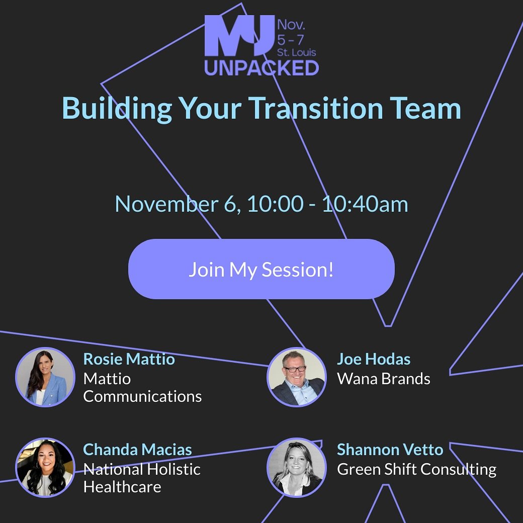 Don&rsquo;t miss the chance to hear our CEO, Rosie Mattio, share insights on &ldquo;Building Your Transition Team&rdquo; alongside other top industry leaders at the upcoming MJ Unpacked conference on Nov 6th. Secure your tickets now through the link 