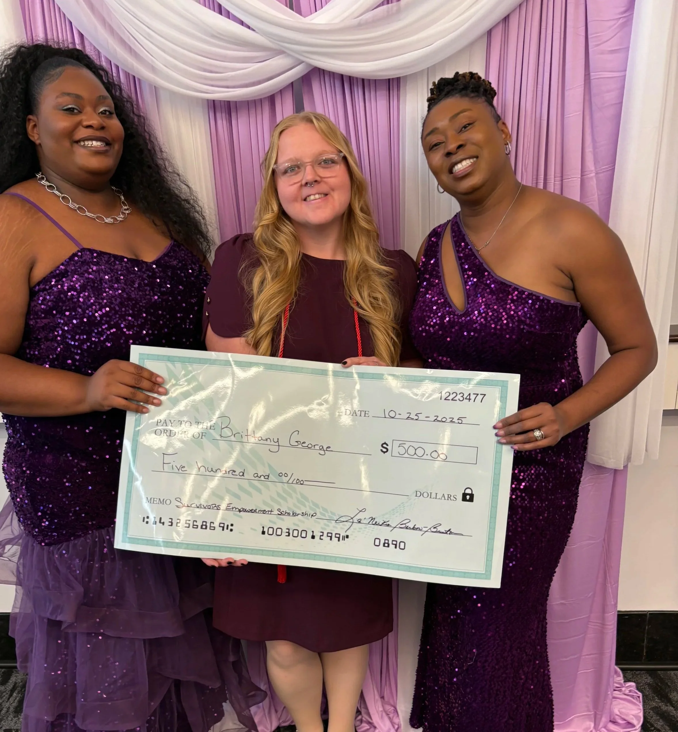 2025 Survivors Empowerment Scholarship Recipient 