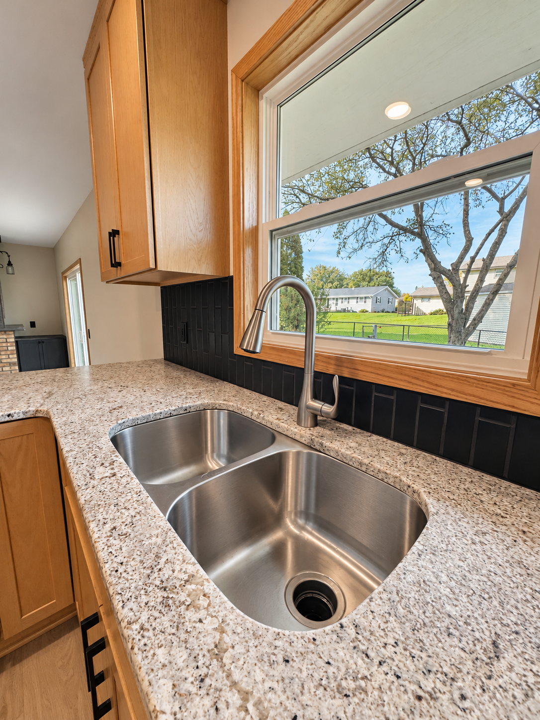 A close up of the "Leathered Granite!"