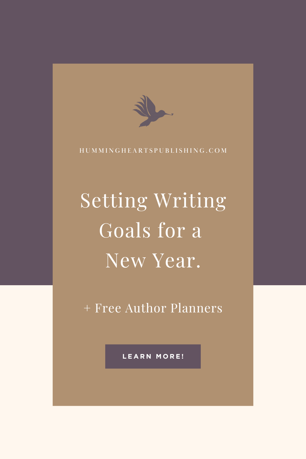 setting writing goals for a new year