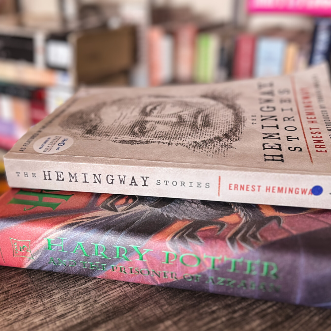 Writing in Past Tense story examples are Harry Potter and the Prisoner of Azkaban and The Hemingway Stories Collection.