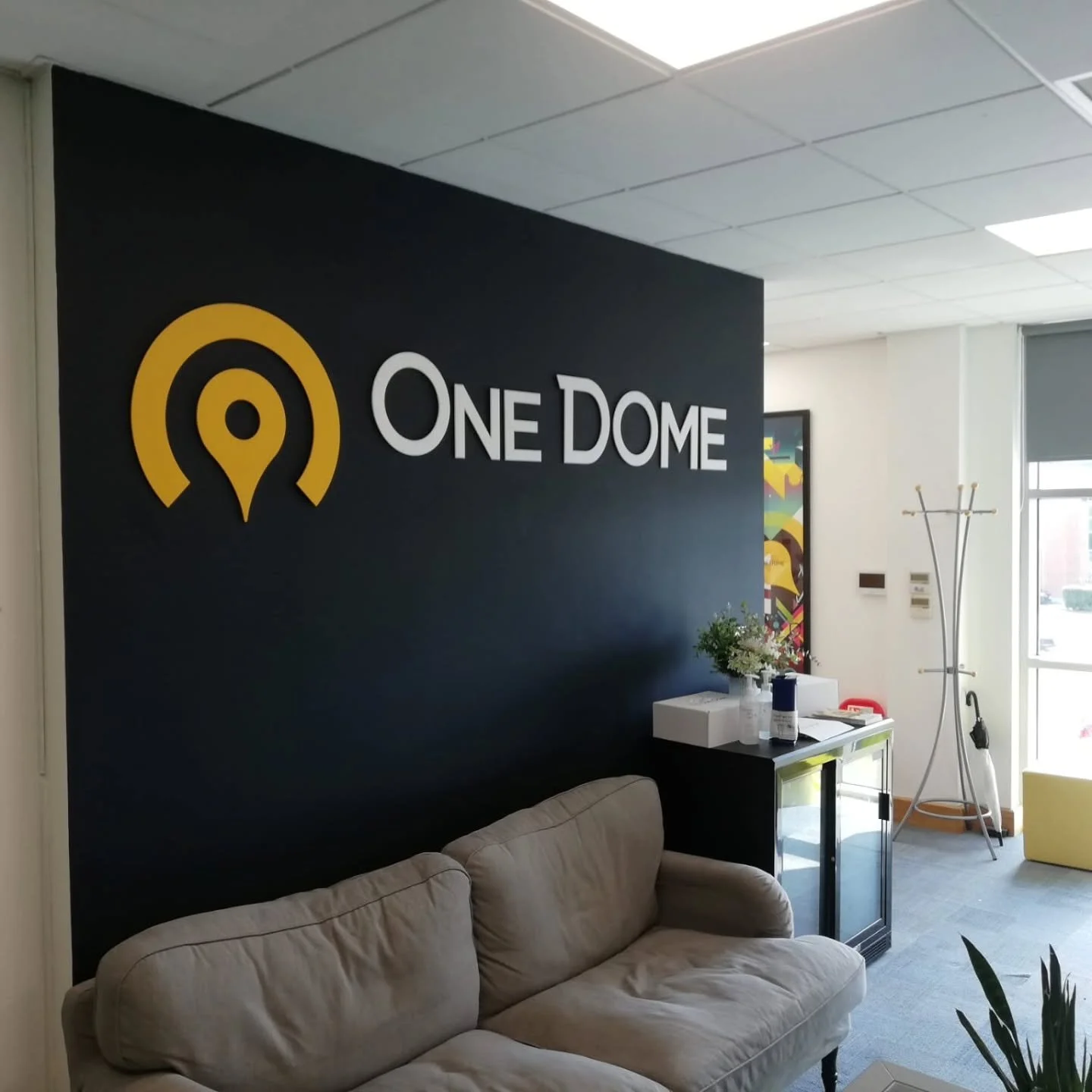 Last week saw the OTSP team visit an office in Whiteley to give it a little face lift! Included in the works was painting of feature walls &amp; installation of brand signage.

 Look at the crisp lines on that paint work 💯