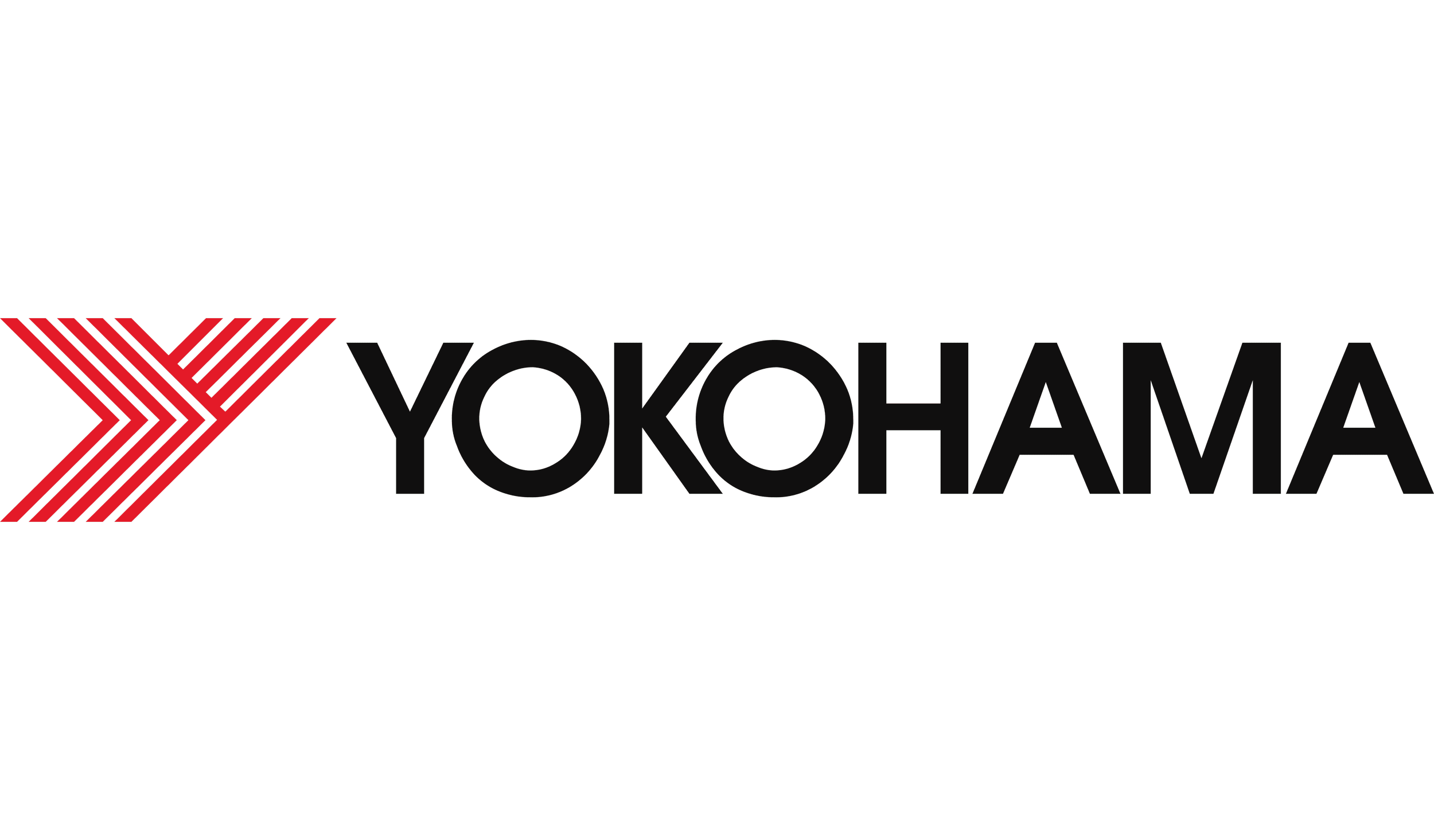 Yokohama Tire logo with a stylized red arrow and black text.