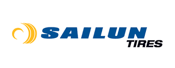 Logo of Sailun Tires with stylized yellow crescent and bold blue text.