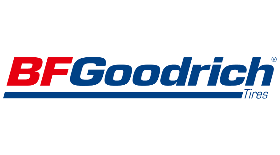 BFGoodrich Tires logo in red and blue text on a white background.