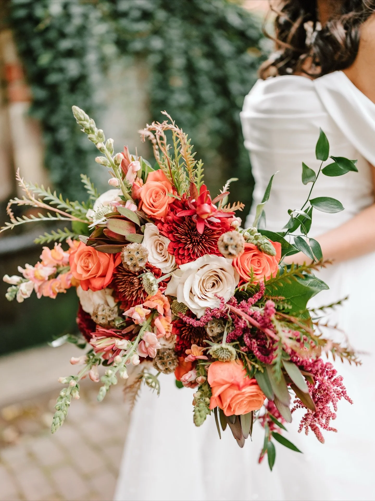 Brittany + Ryan said &ldquo;I do&rdquo; on Halloween, but this day was all about romance, not tricks or treats. Just look at those gorgeous fall colors! After 18 years together, they finally got to celebrate with their pups and all their favorite peo