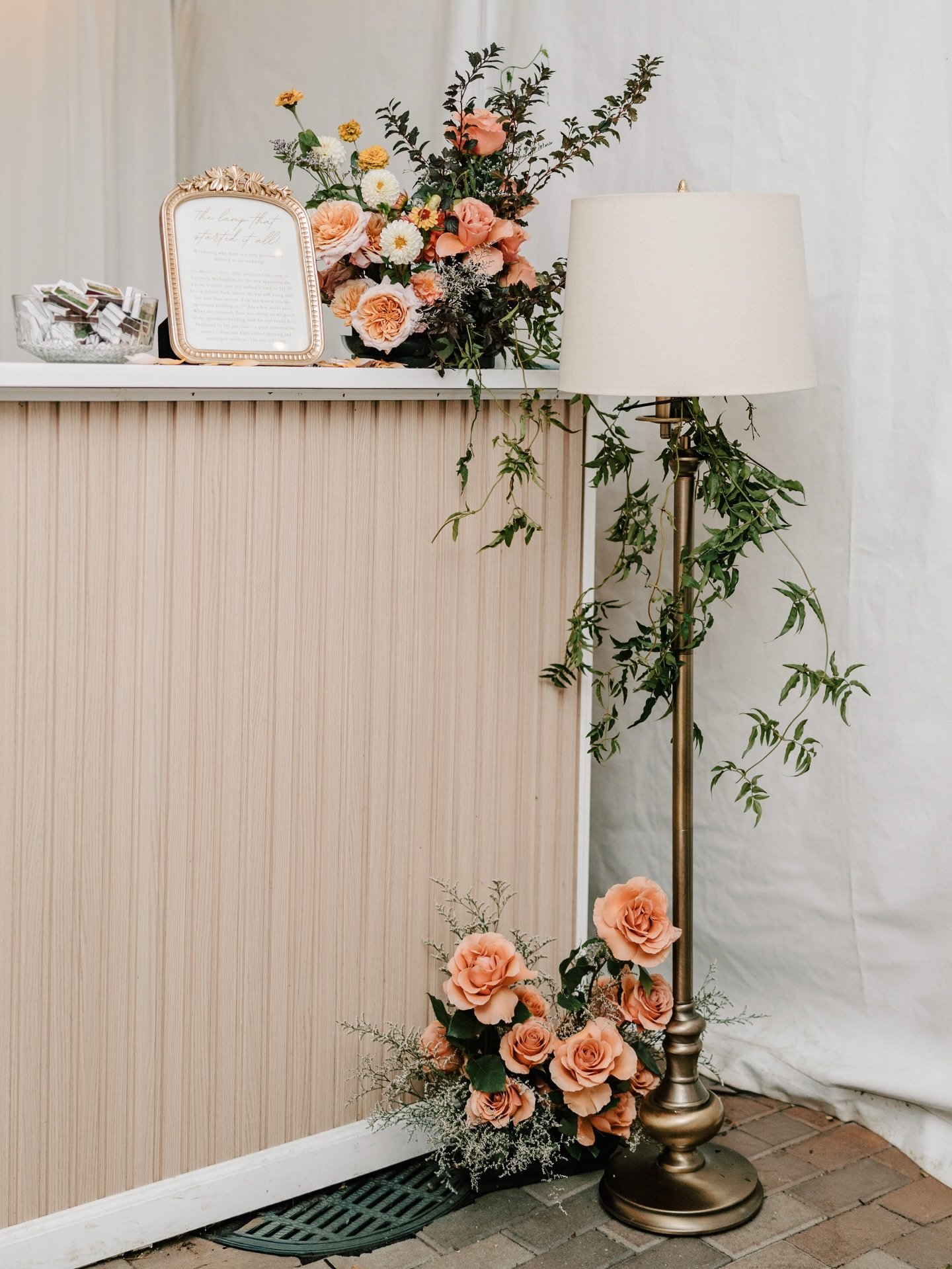 I know what you&rsquo;re thinking. It&rsquo;s a lamp in a wedding photo. What could possibly be the big deal about a lamp?

But this lamp.

This lamp is the reason these two ever met. The reason a conversation started. The reason a phone number was e