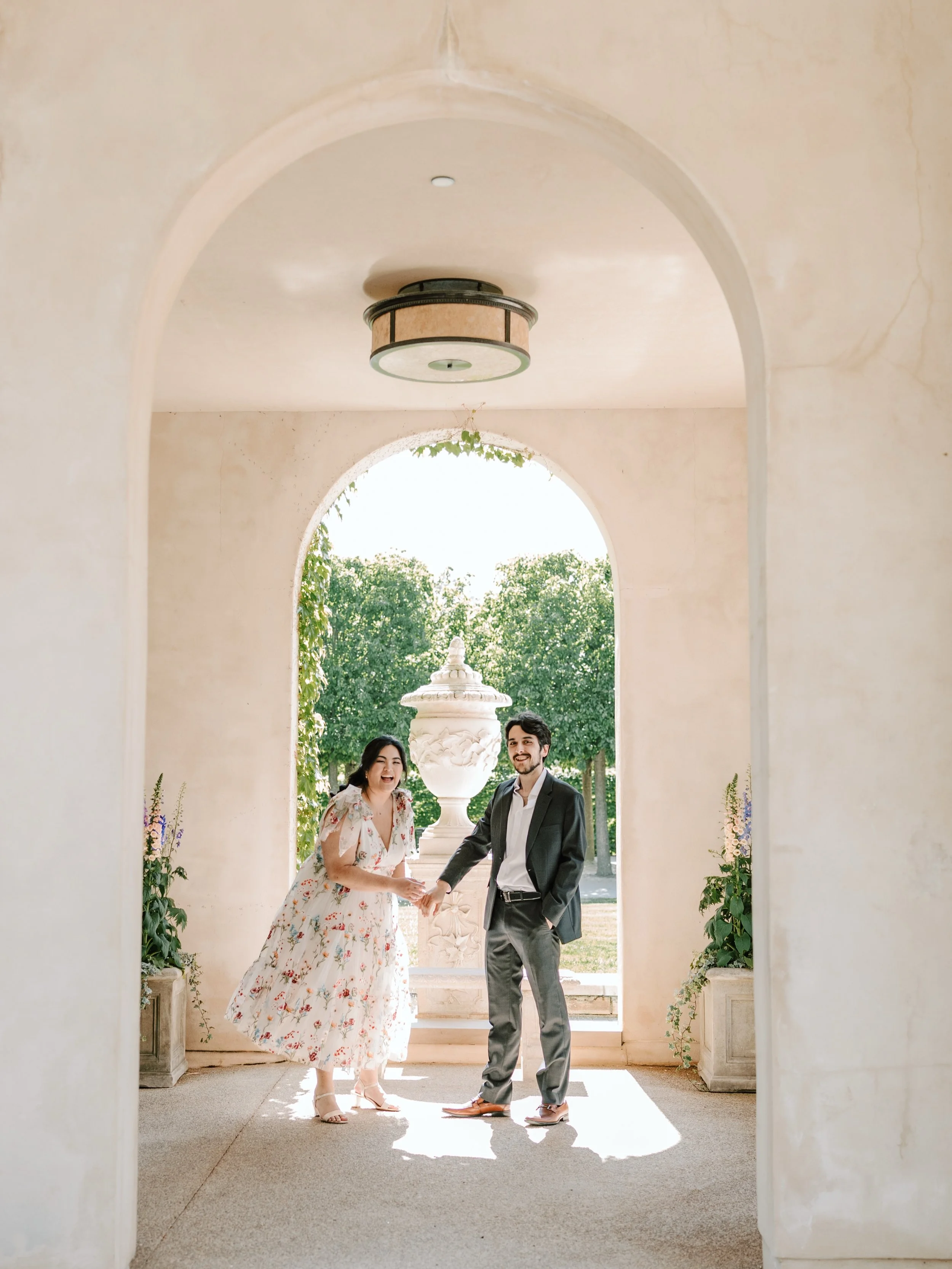 Maianh + George at Longwood Gardens, and somehow it felt like we got dropped into a secret European garden for the afternoon. 🌿☀️

The florals, the architecture, the soft spring light, this session was an actual dream from start to finish. Also obse