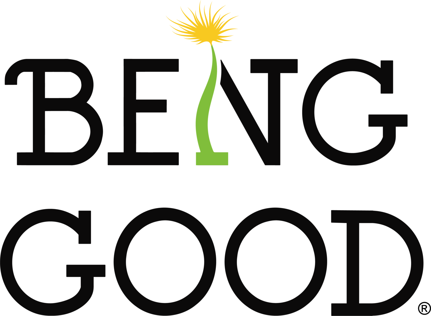 Branding for Being Good's website