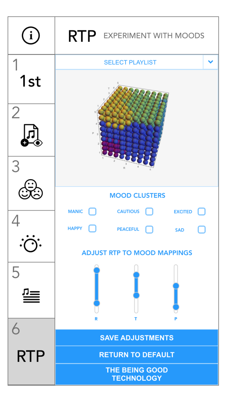 Prototype interface designs
