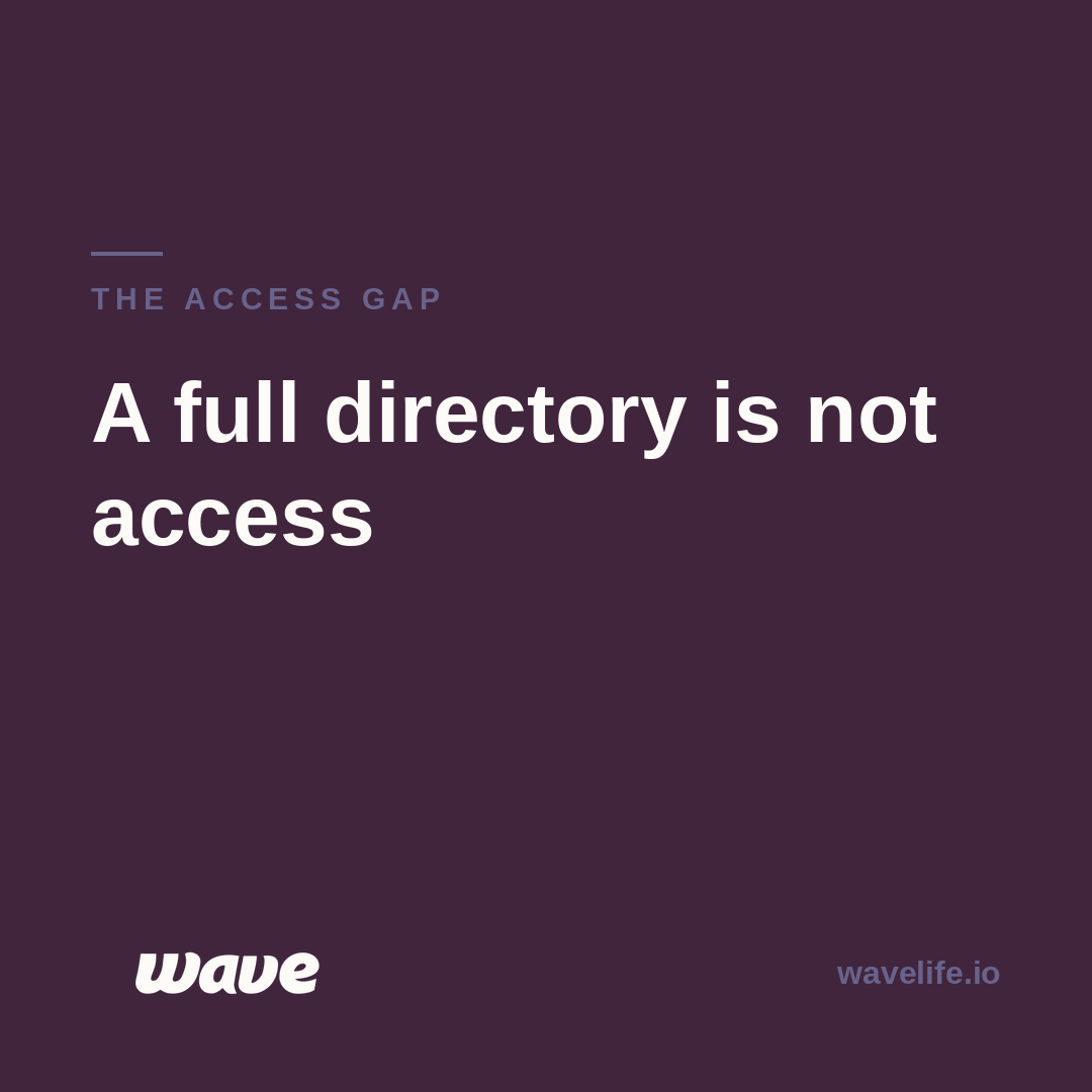 The Access Gap Behind a Full Provider Directory</span>