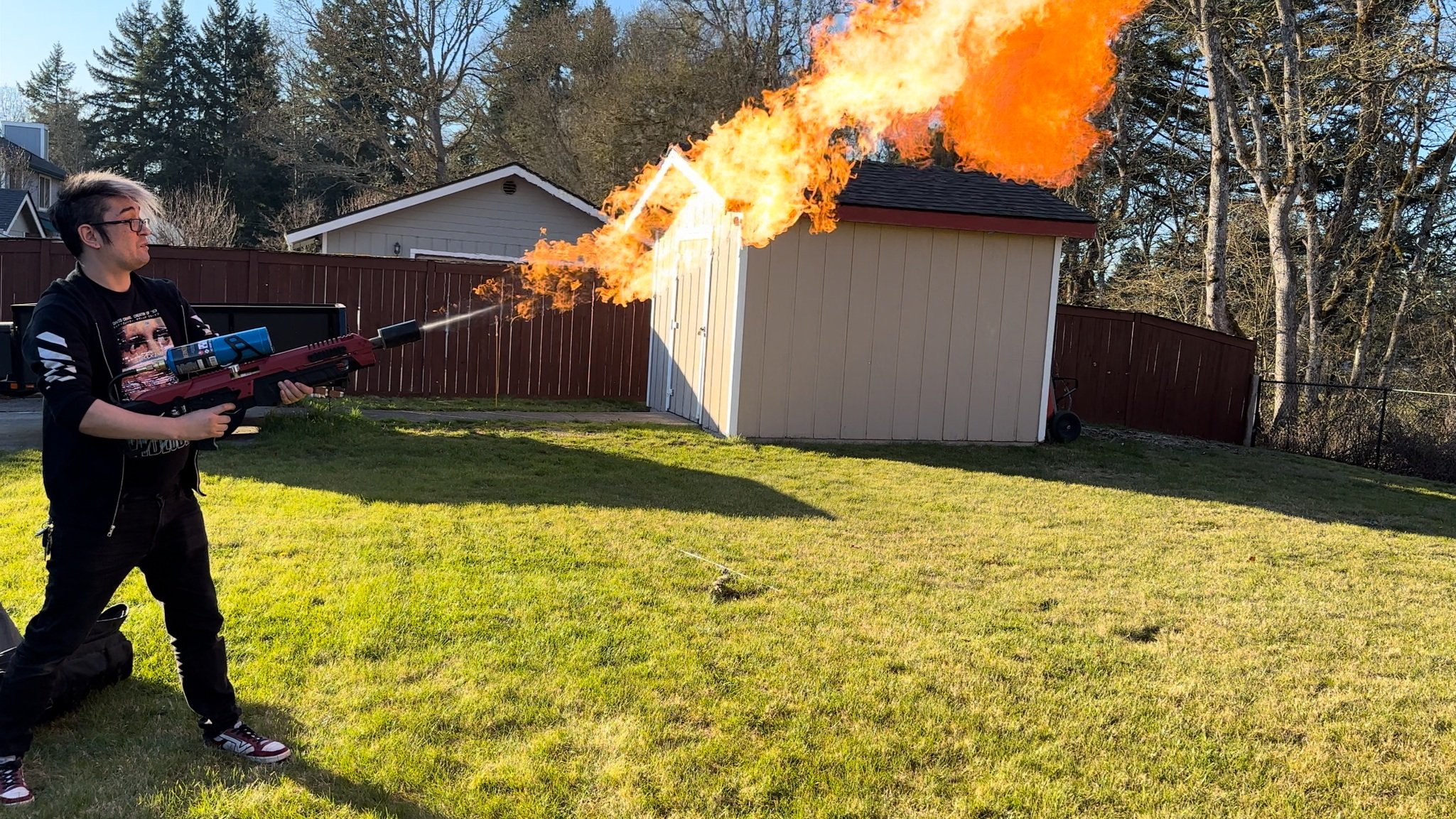 "Not A Flamethrower" Range Increase