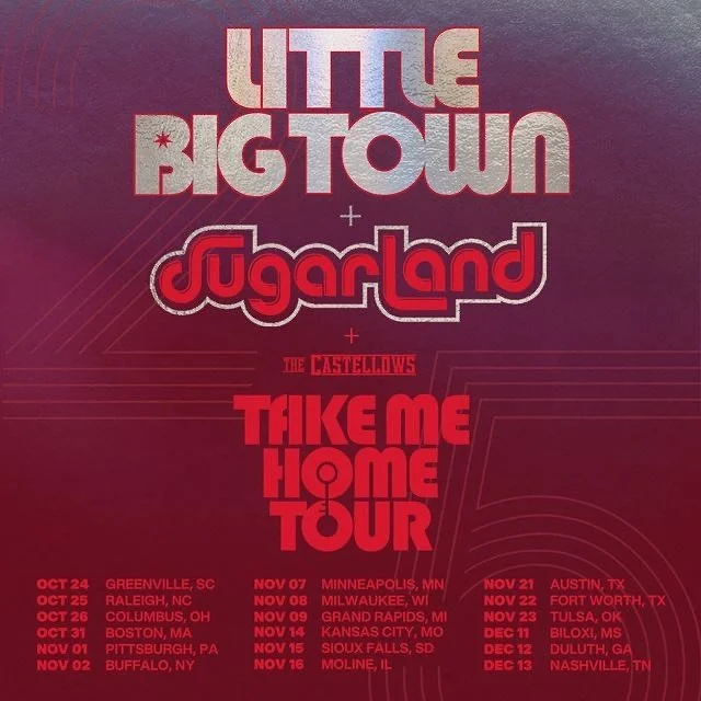We decided to throw it back and are SO excited to hit the road with @sugarland this Fall, along with some fellow Georgia girls, @thecastellows! ❤️Tune in tonight on the @cmt awards as we sing &ldquo;Take Me Home&rdquo; by @officialphilcollins.