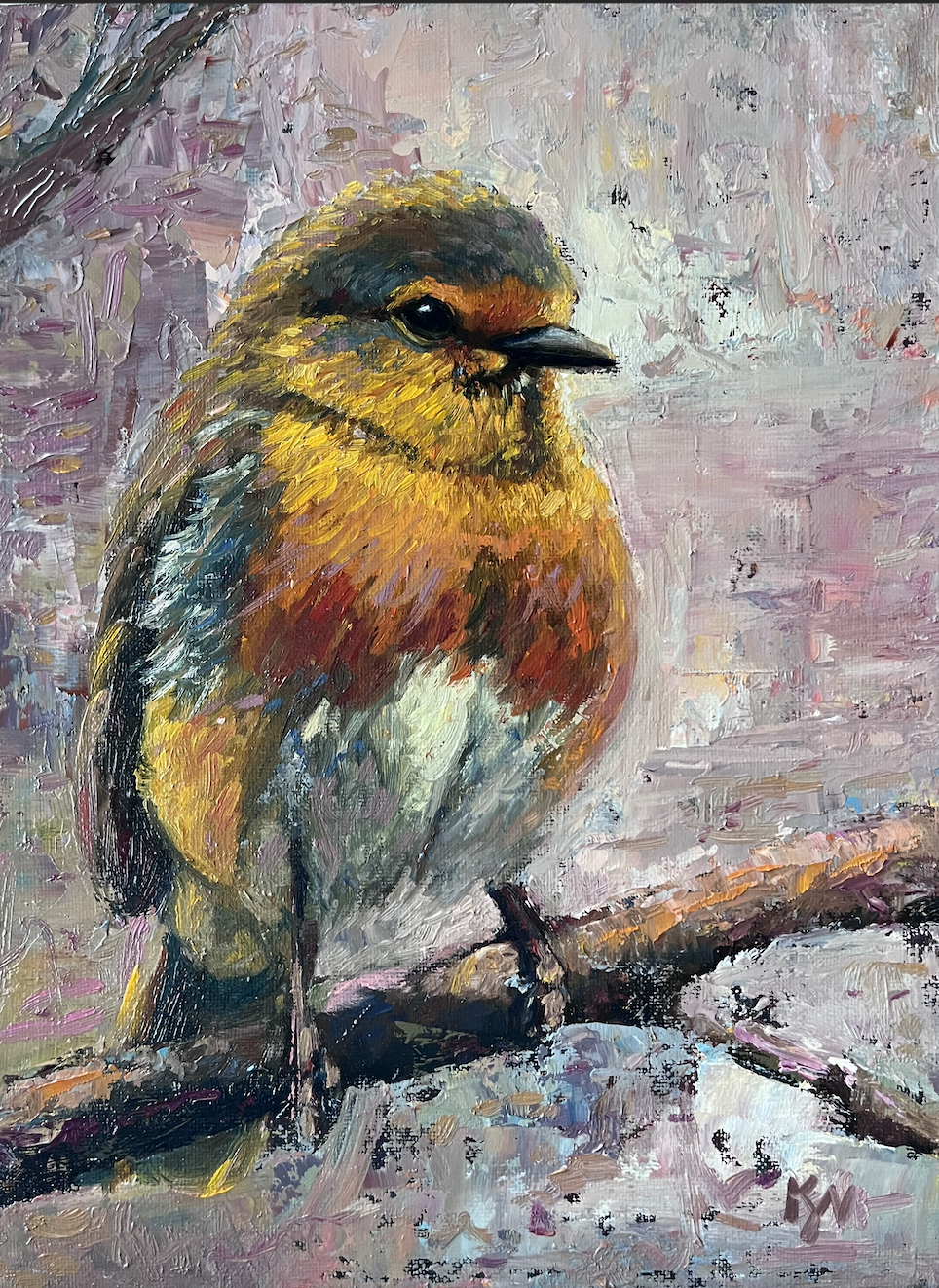 baby robin painting for sale