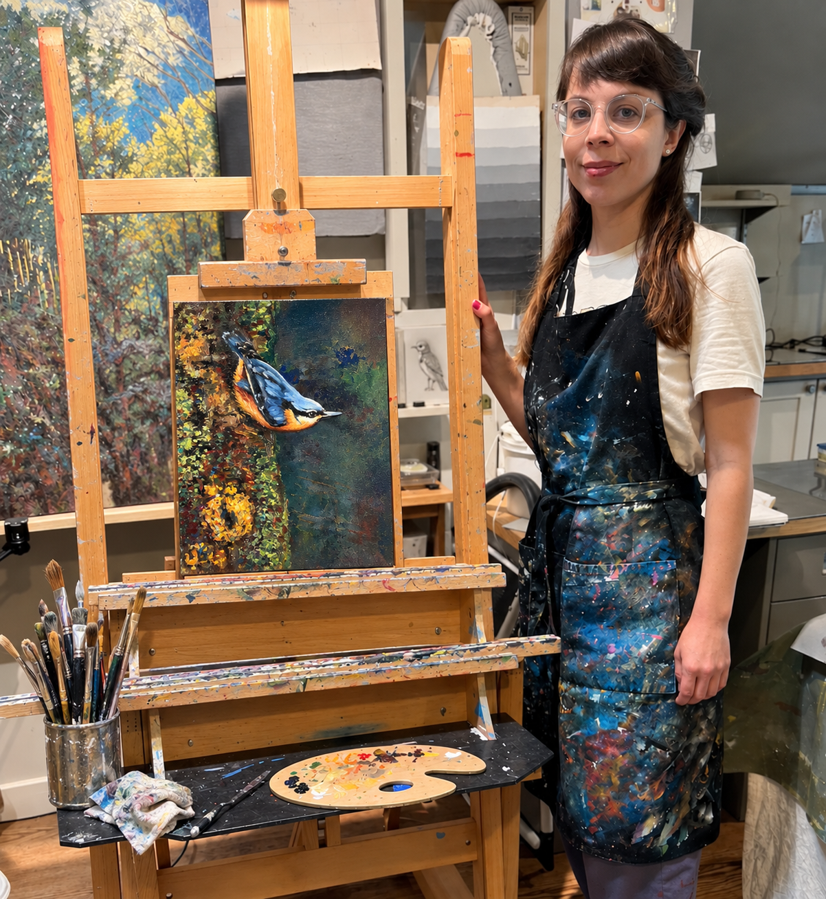 Kristina Joy bird paintings