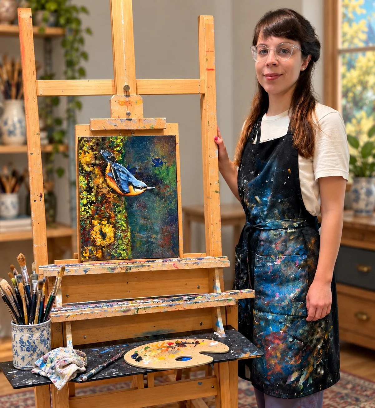 Kristina Joy bird paintings
