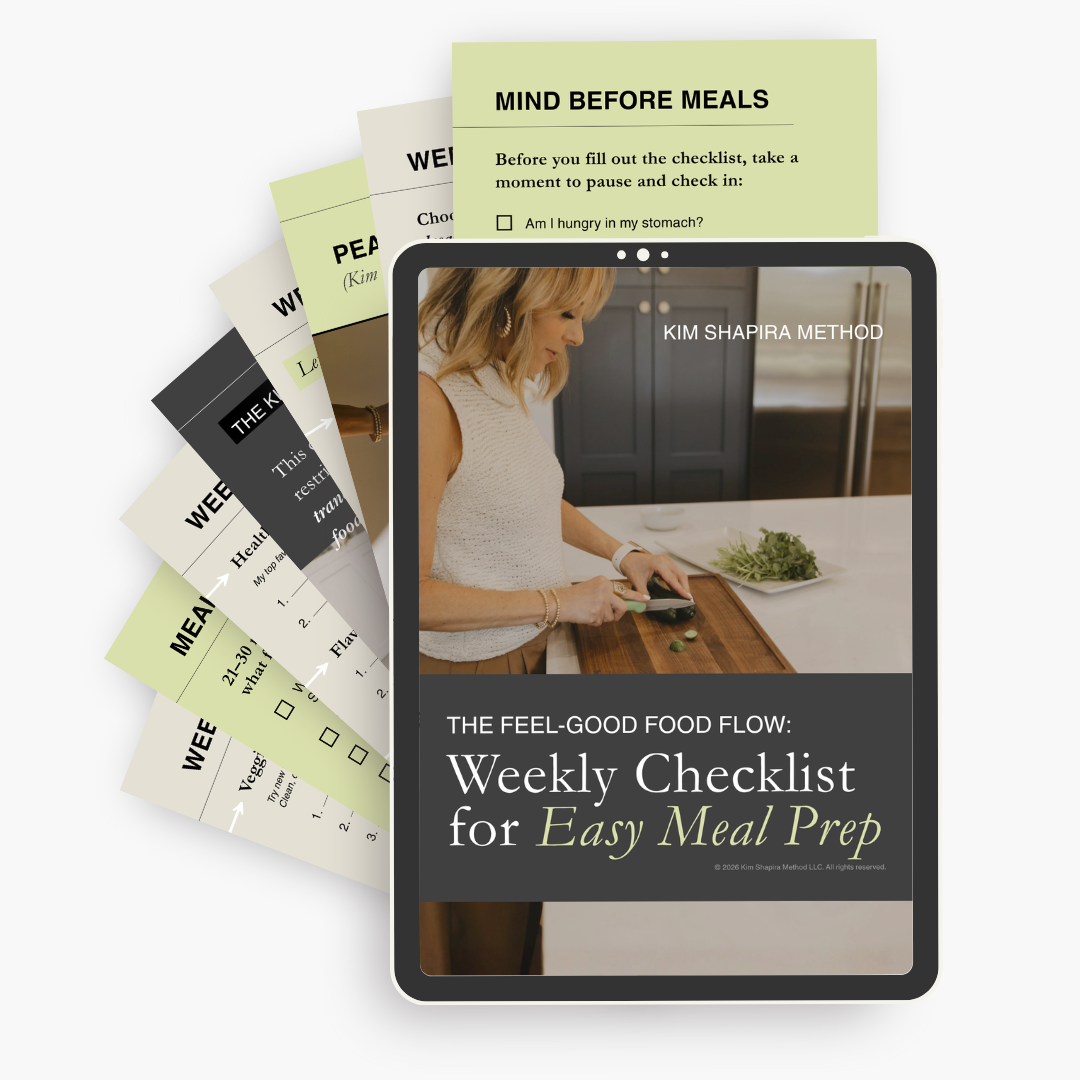 THE FEEL-GOOD FOOD FLOW: Weekly Checklist for Easy Meal Prep $0