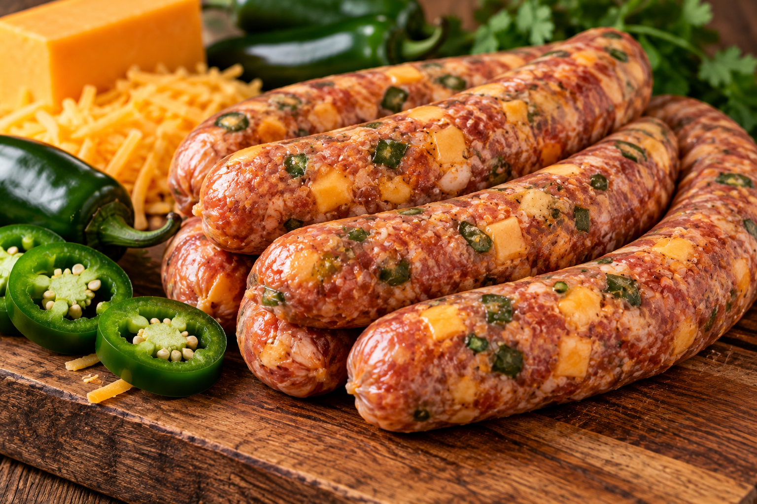 Fresh Link Beef Sausage - Jalapeno & Cheese