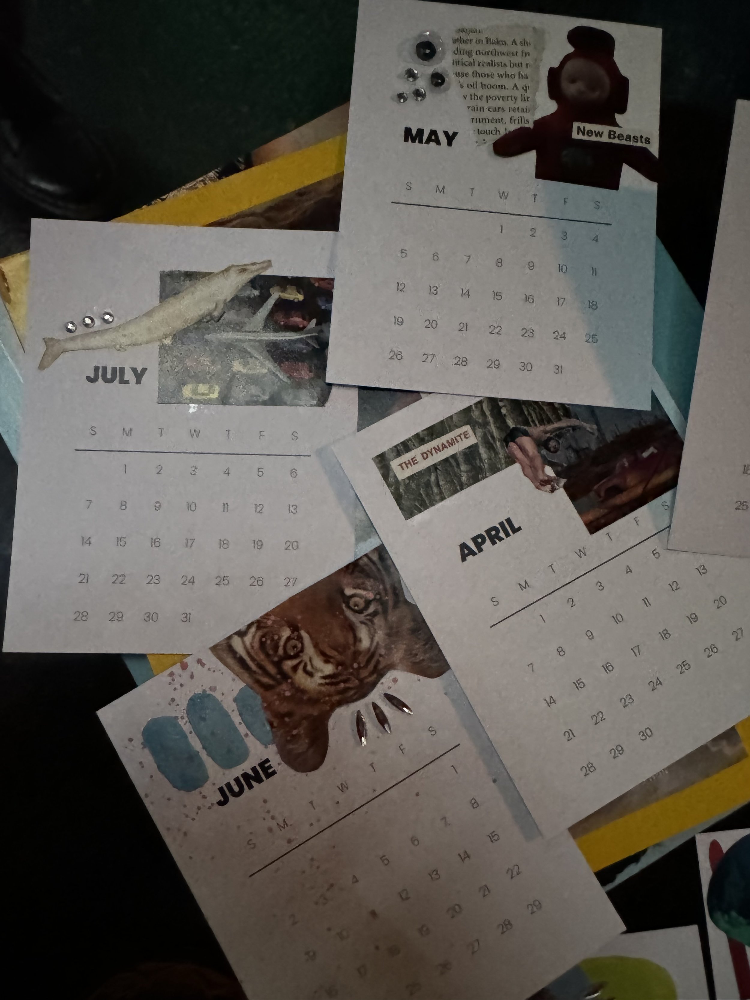 Crafty A** Shenanigans : Collage 2026 Calendars