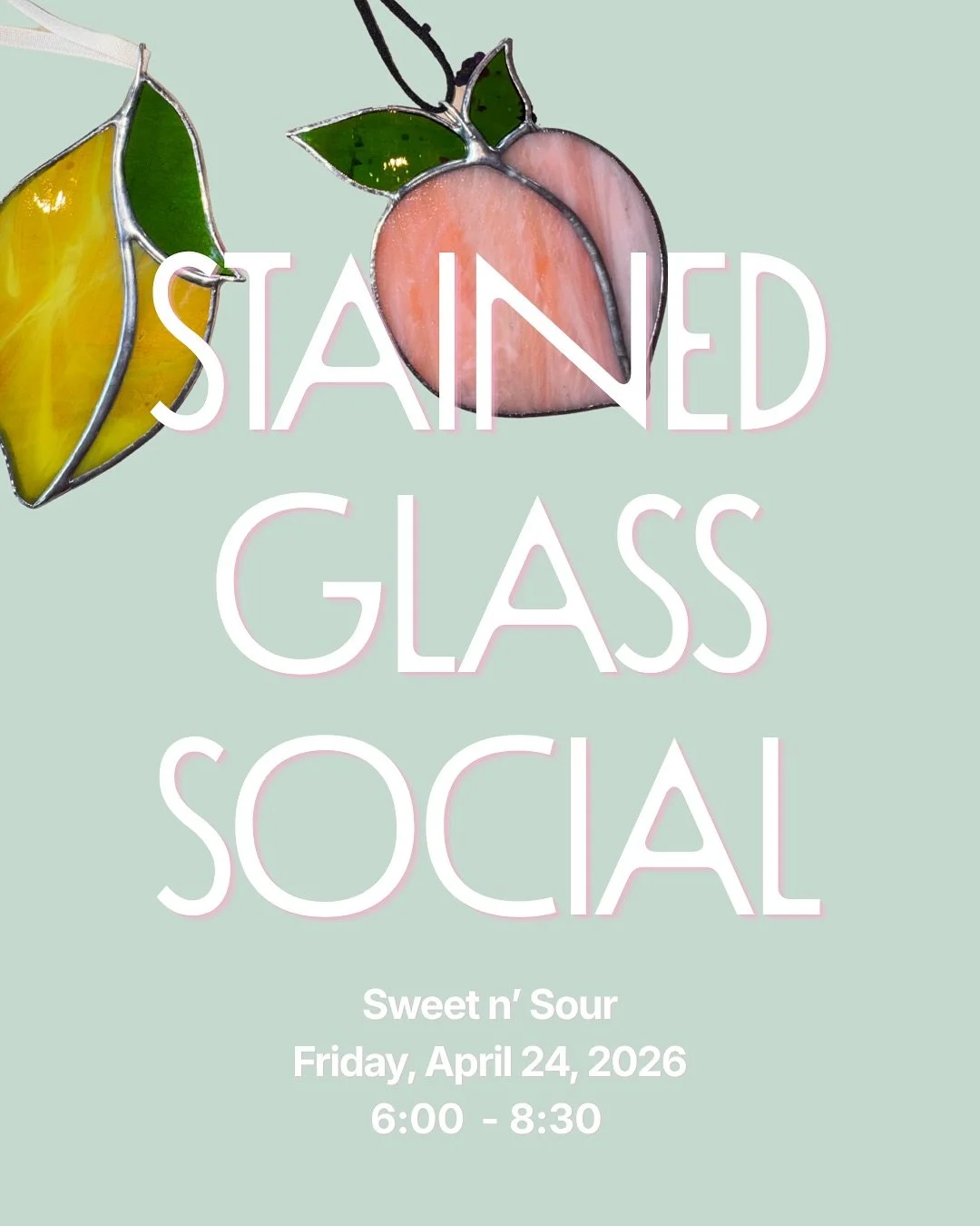 [SOLD OUT]🚨NEW OFFERING: STAINED GLASS SOCIALS 🚨

Stained Glass Socials are mini workshops taught by @herenowglass 

🎟️ in bio

Explore the art of stained glass while you socialize and create. Super beginner friendly, very satisfying, and great fo