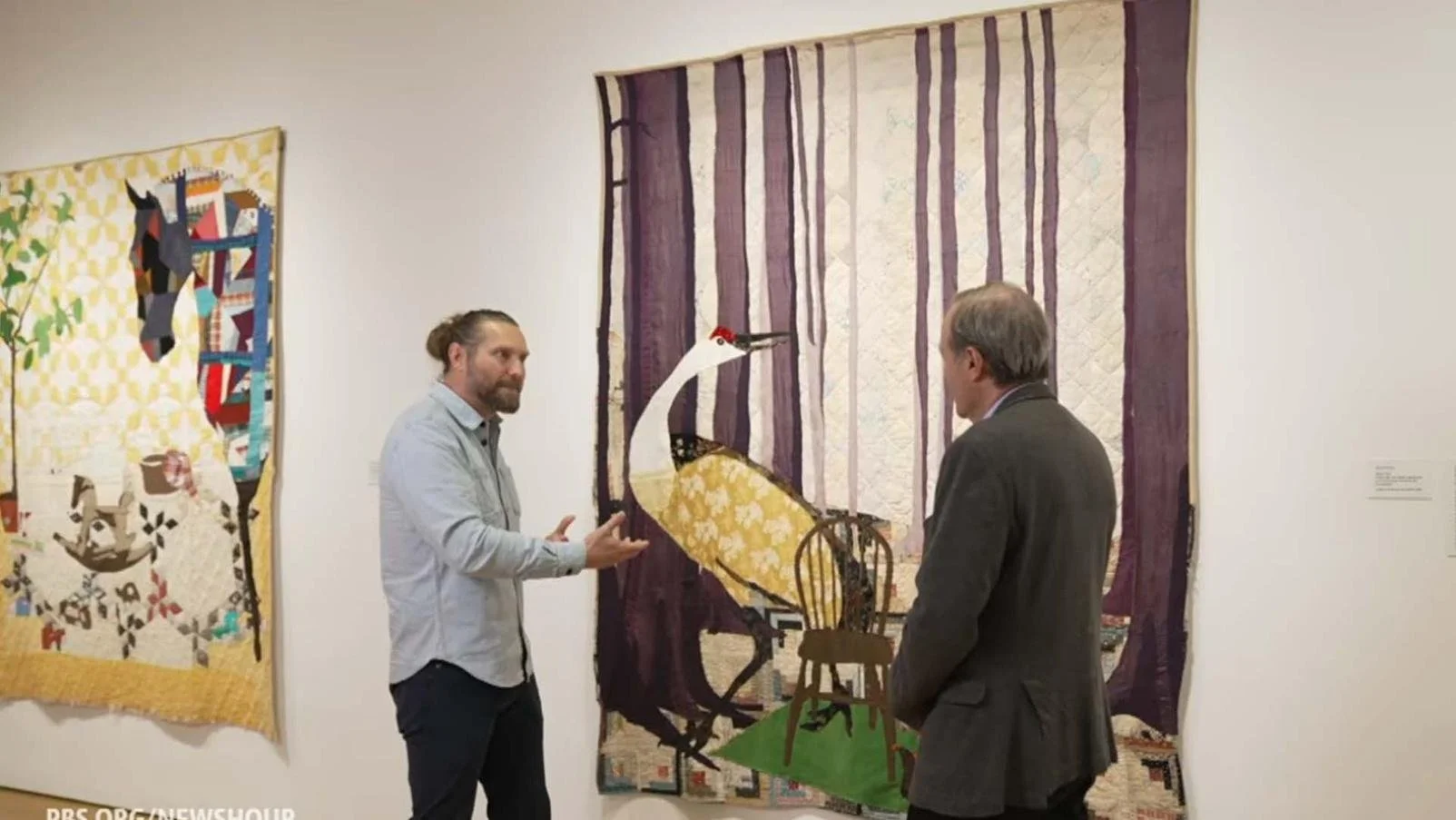 PBS NewsHour: Quilt exhibit showcases artwork of inmate turned activist