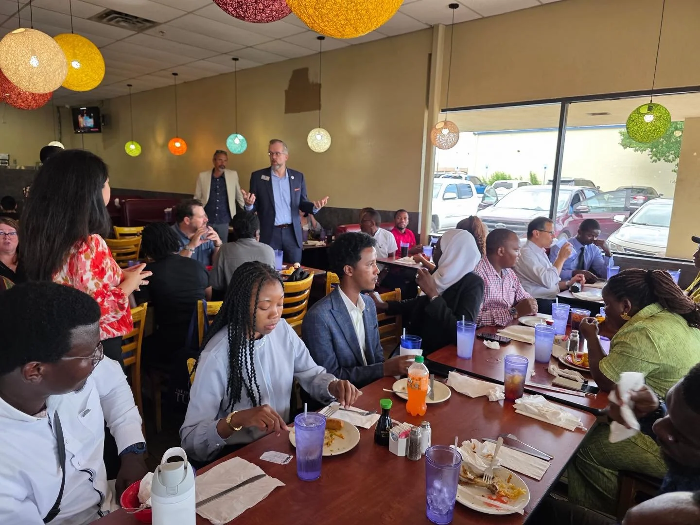 It was a pleasure to engage with this year&rsquo;s cohort of the Mandela Washington Fellowship  hosted by The University of Tulsa &mdash; a remarkable group of young professional leaders from across the African continent.

The energy, insight, and vi