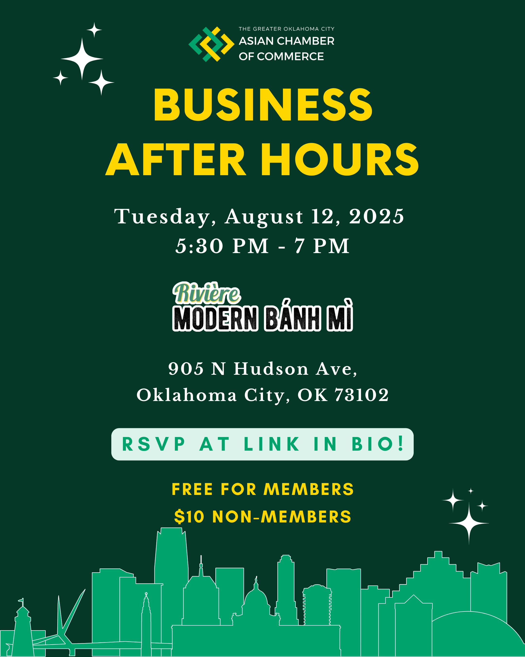 Business After Hours with Greater OKC Asian Chamber of Commerce