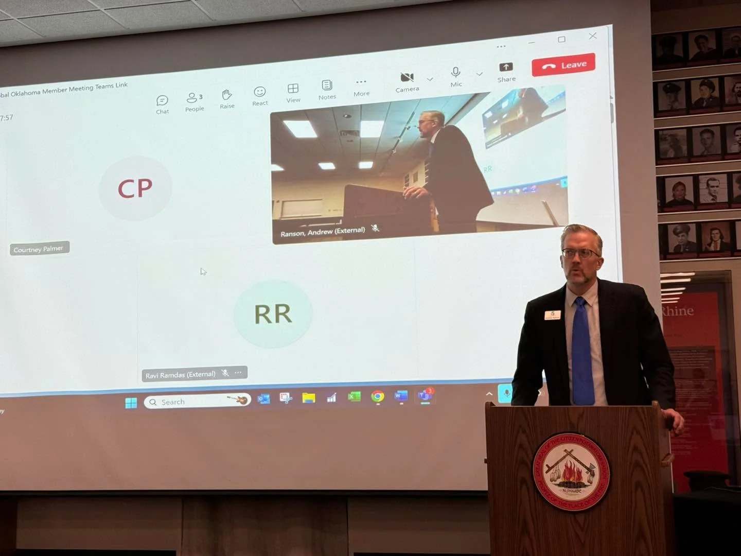 Yesterday we held our member meeting at the Citizen Potawatomi Nation Cultural Heritage Center in Shawnee. We took care of general business and heard from our president Andrew Ranson then had the opportunity to hear from James Collard about the inter