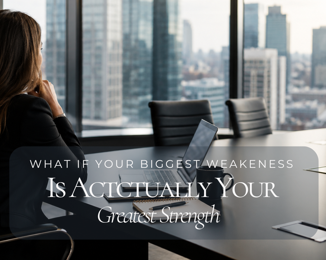 What If Your Biggest Weakness Is Actually One of Your Greatest Strengths?