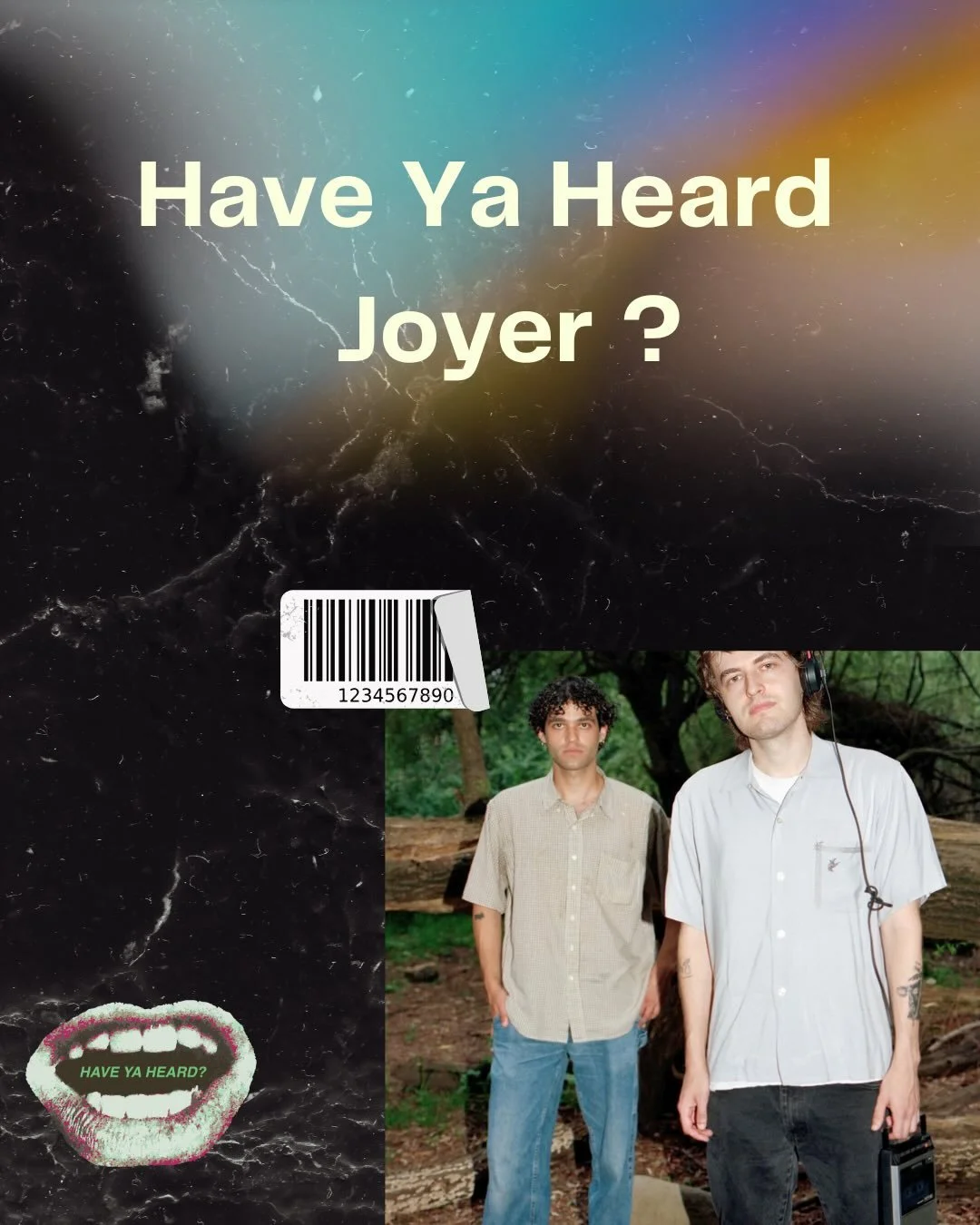 Have Ya Heard @joyerband ? Joyer is your local DIY band growing out of their city and crafting tracks that feel like late summer air &mdash; quietly brilliant 🗣️ Jam our Q&amp;A with the rockstar group