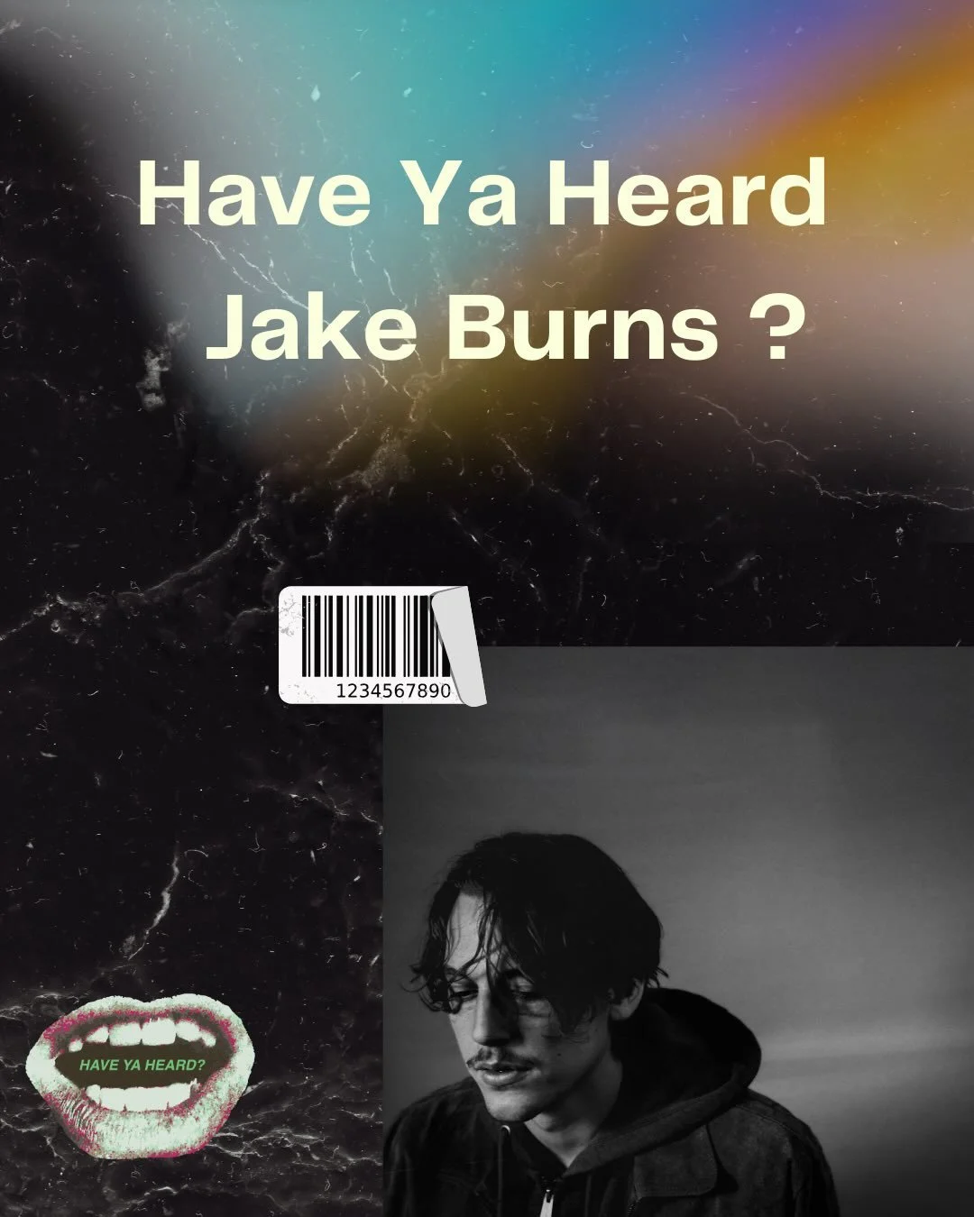 Have Ya Heard @jakeburnssss ? Jake Burns makes the type of music you&rsquo;ll think about days later &mdash; sad atmospheric guitars and longing vocals. Playing his release show last night 🗣️ Get in your feels in our Q&amp;A 🎧