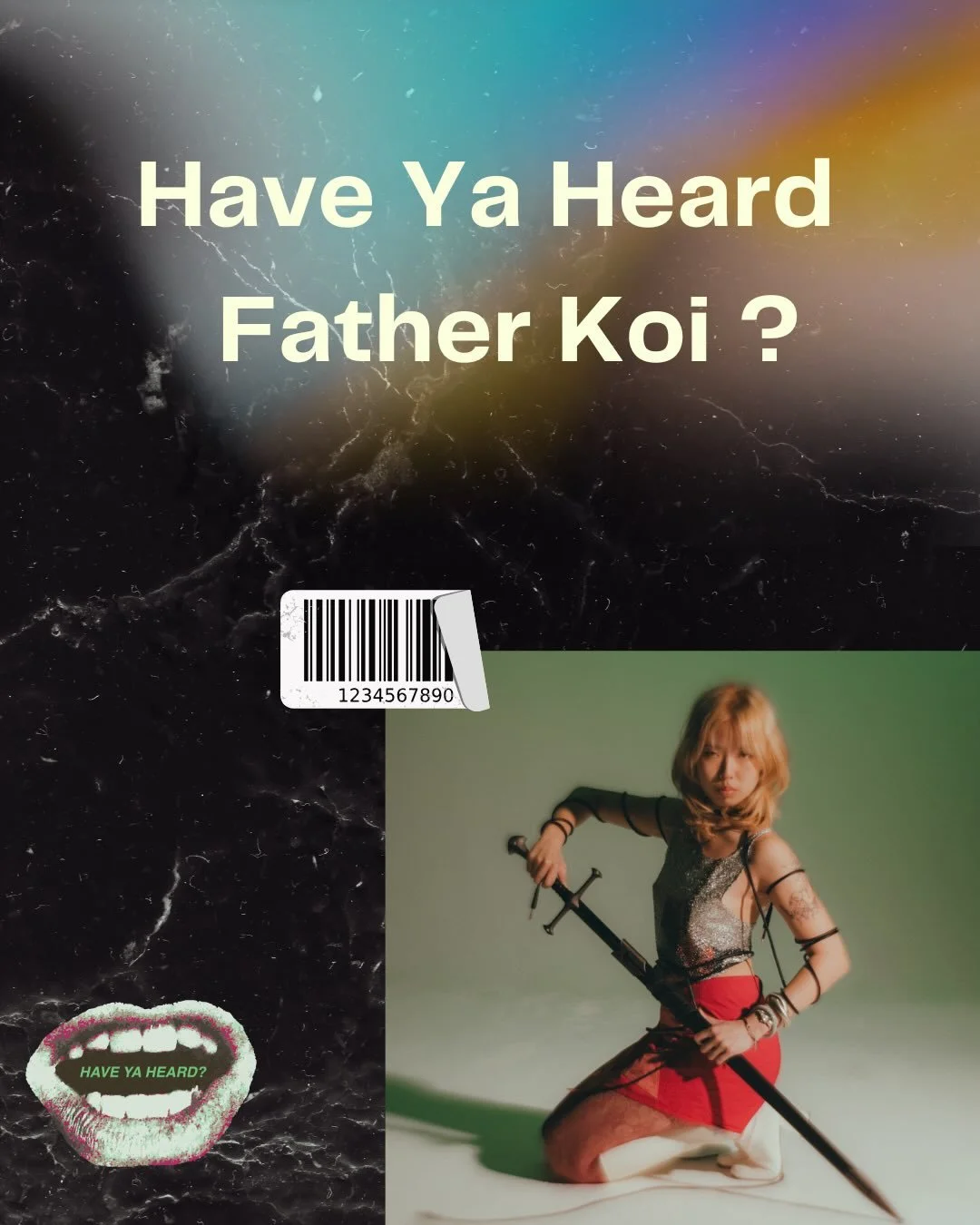 Have Ya Heard @fatherk0i ? Father Koi is NYC electro-dreampop for fans of vintage manga and 90s video games - classically trained, internet-native, and building a world entirely her own 🗣️ Duel through our Q&amp;A together ⚔️