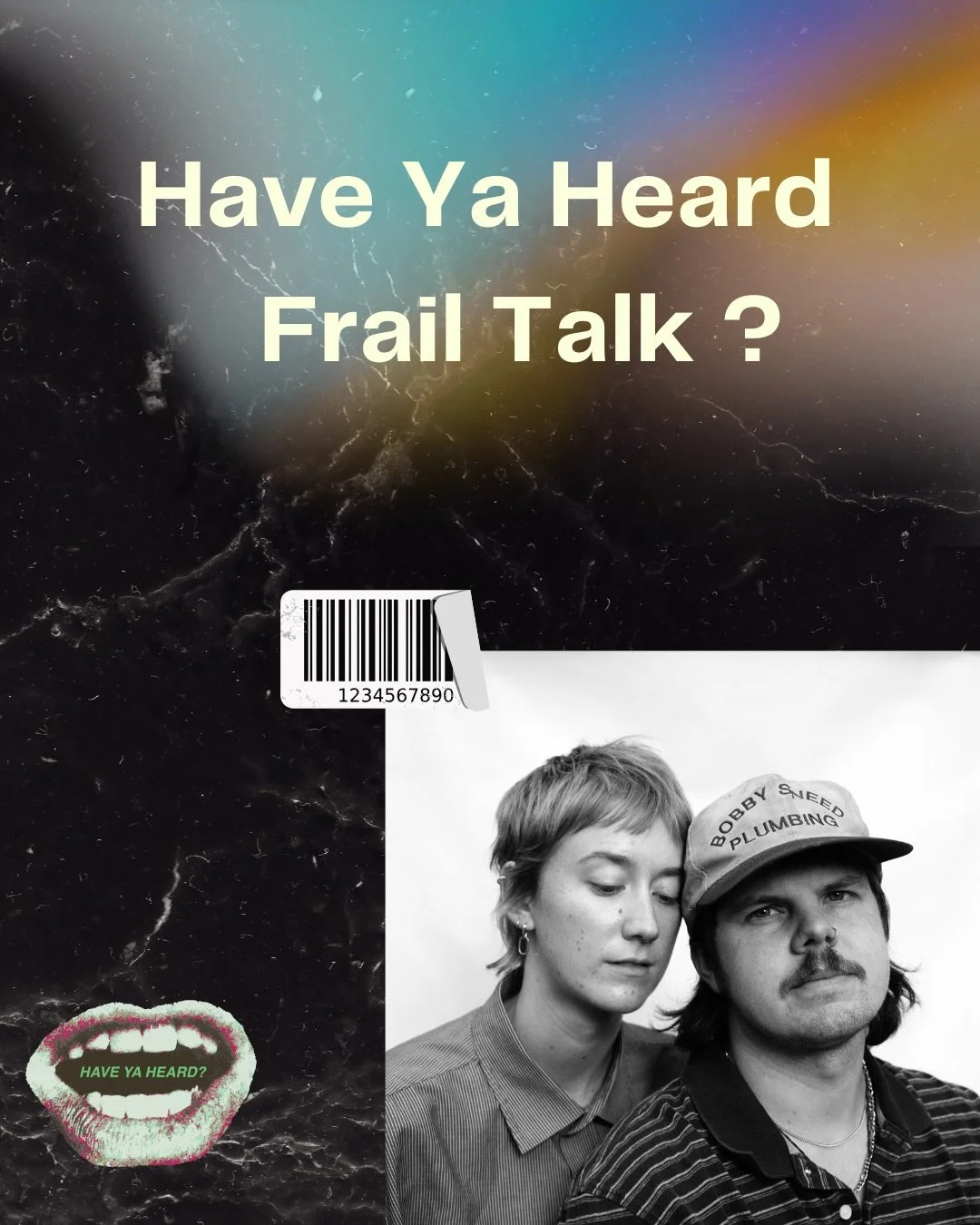 Have Ya Heard @frailtalk ? Frail Talk is Fort Collins indie folk that feels like springtime arrived without asking &mdash; making squiggly music for squiggly people 🗣️ Q&amp;A in the slides 😵&zwj;💫