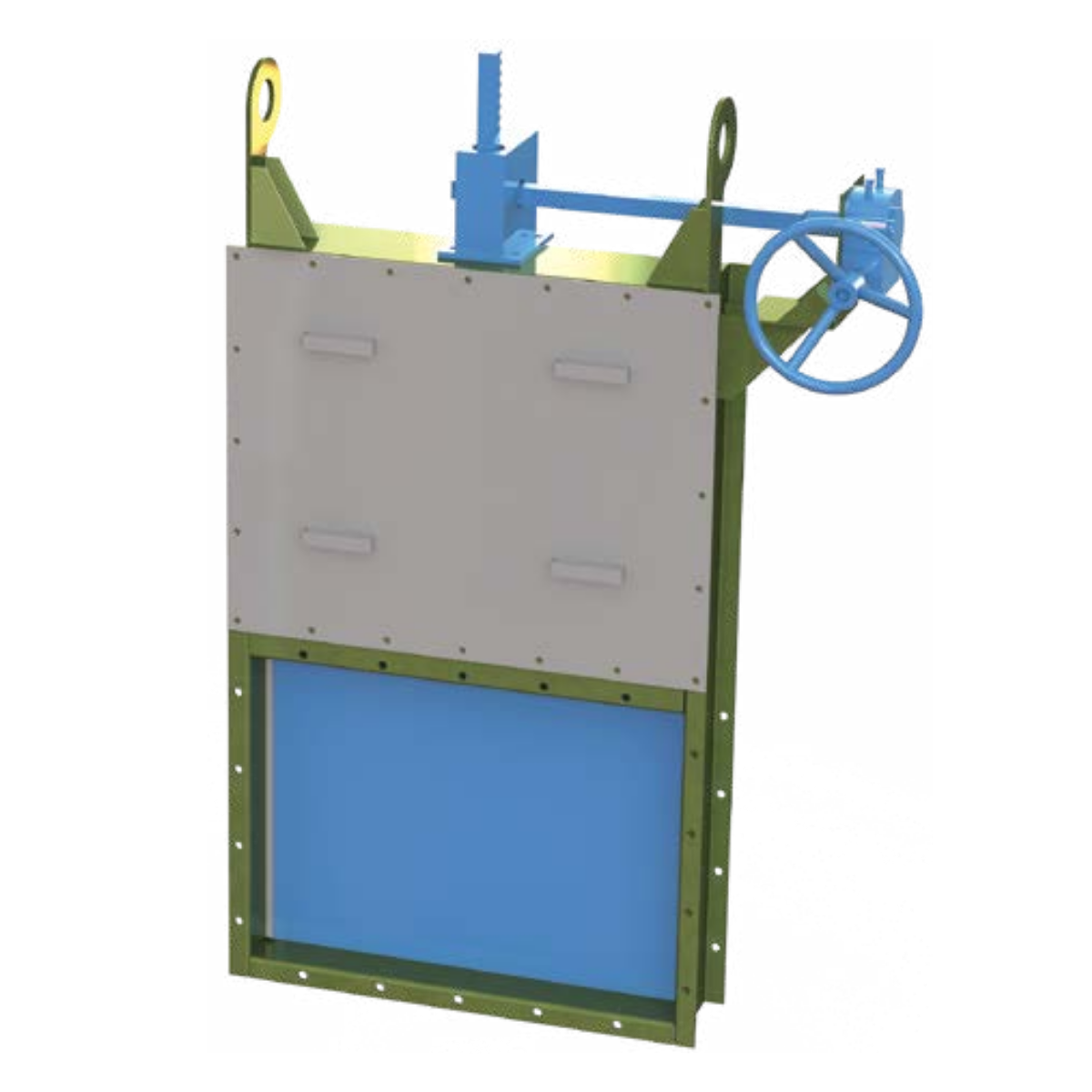 Slide Gate (Guillotine) Dampers - Model GSI &amp; GRI