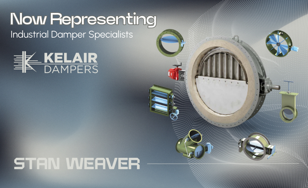Stan Weaver Expands Industrial Solutions Portfolio with Kelair Dampers Representation Across Florida