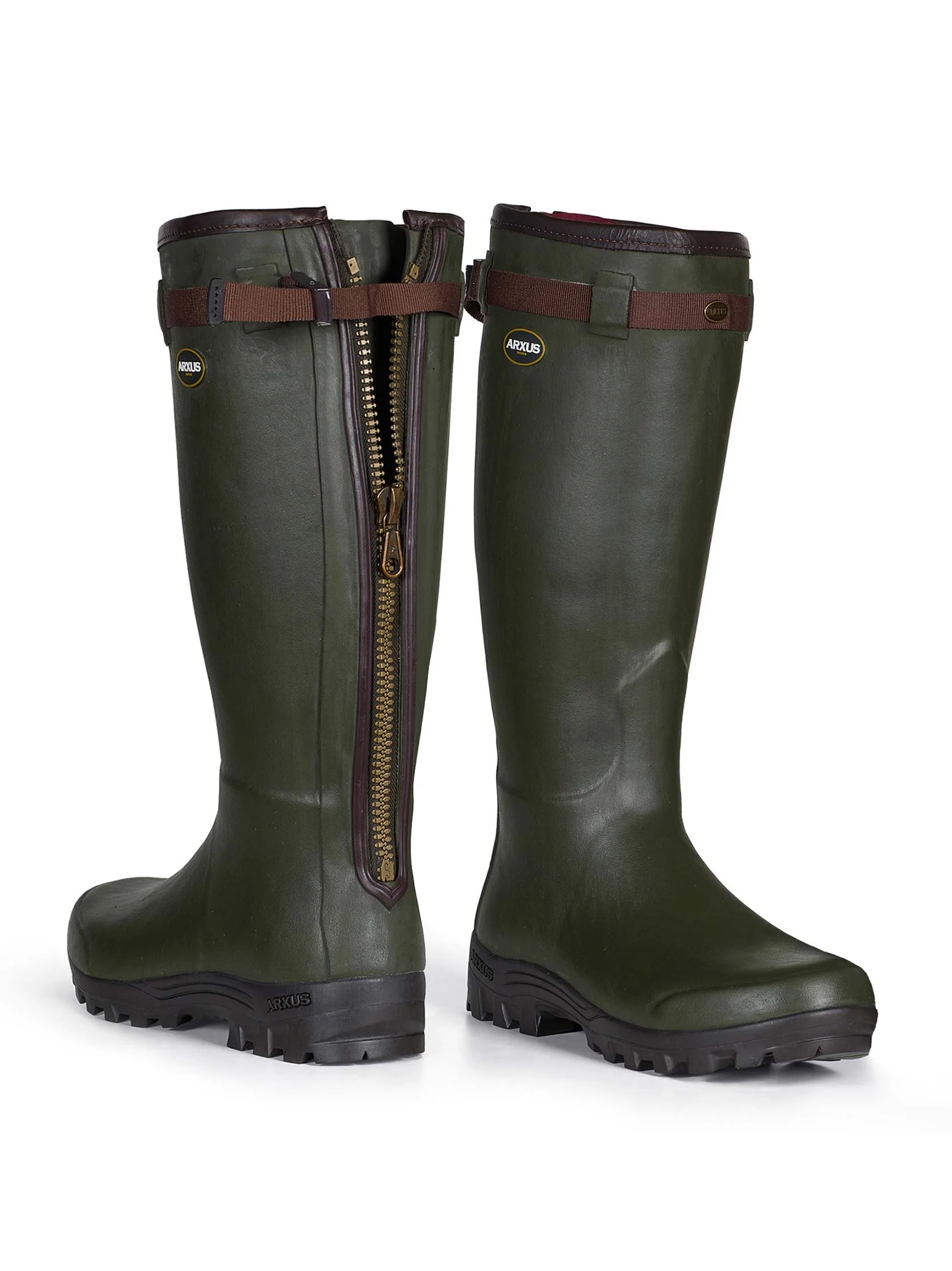 Arxus Primo Nord Zip Rubber Boots with a Zipper